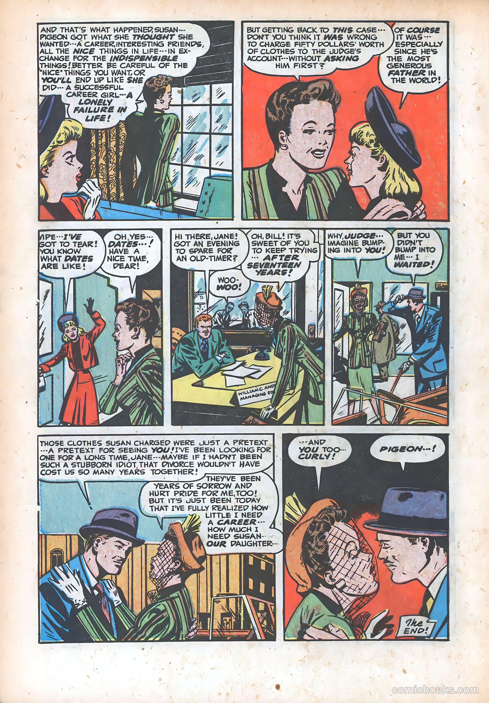 Romantic Adventures #1 (1949) — page 42 of 52