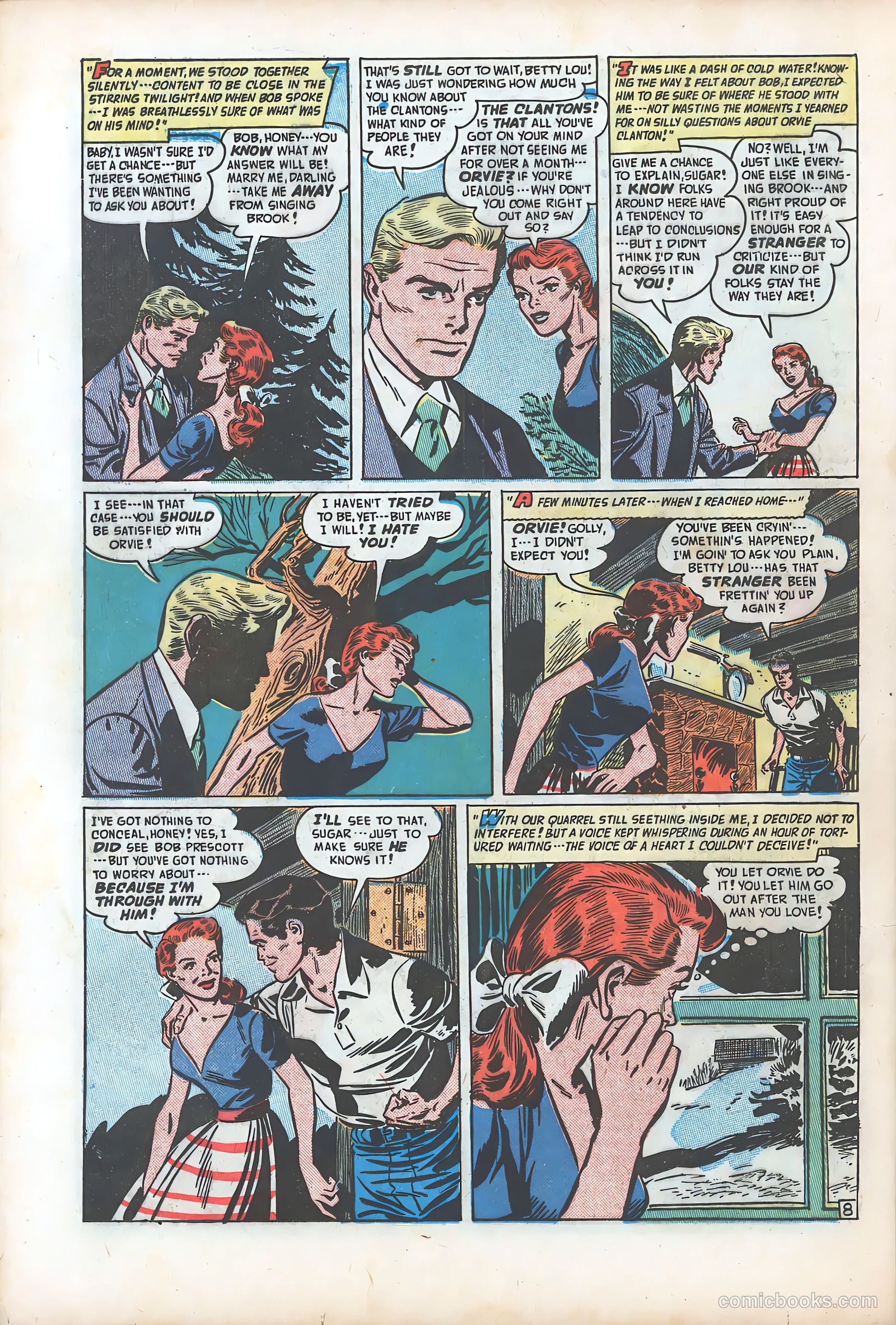 Romantic Adventures #10 (1950) — page 36 of 52