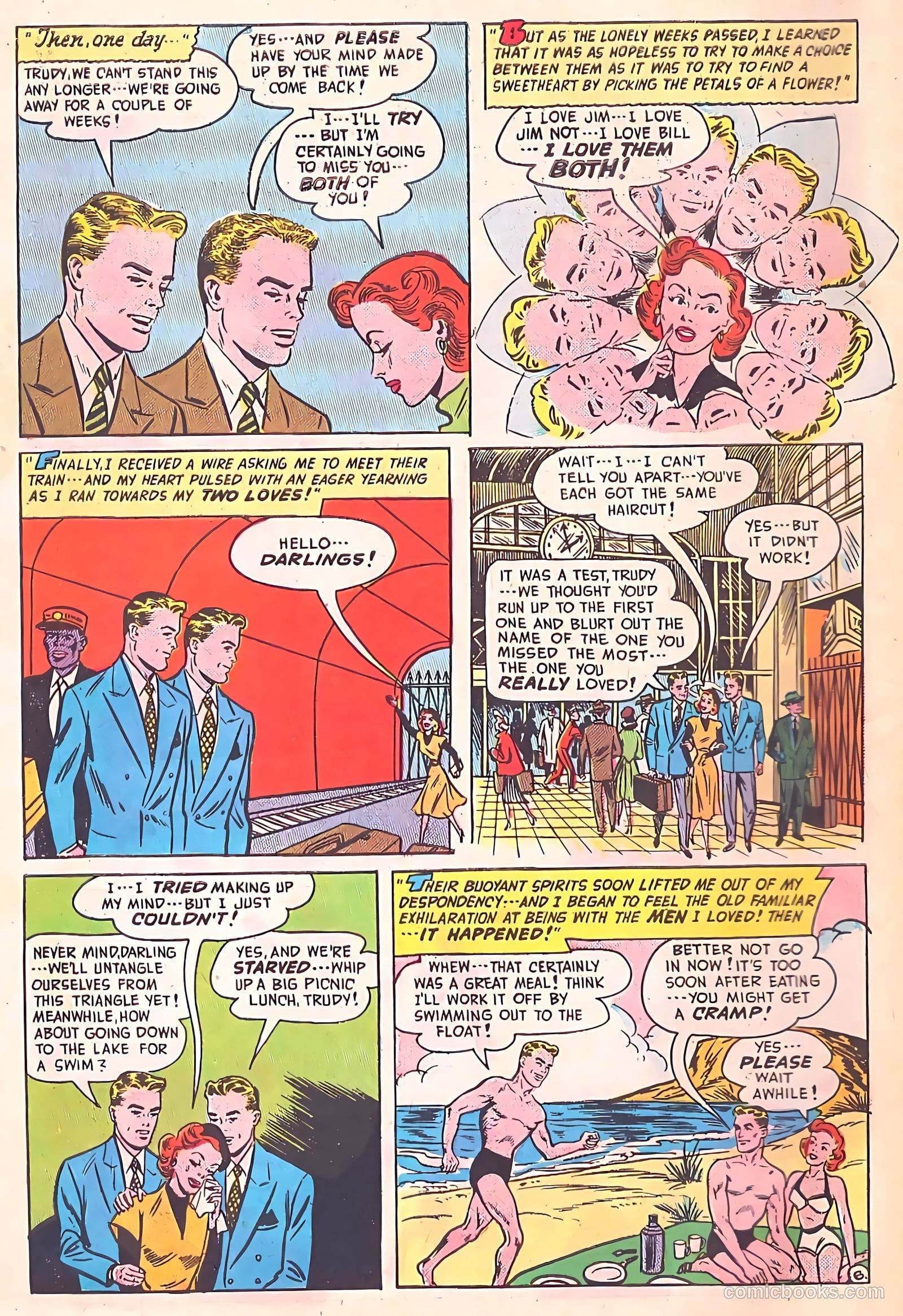 Romantic Adventures #12 (1951) — page 8 of 52
