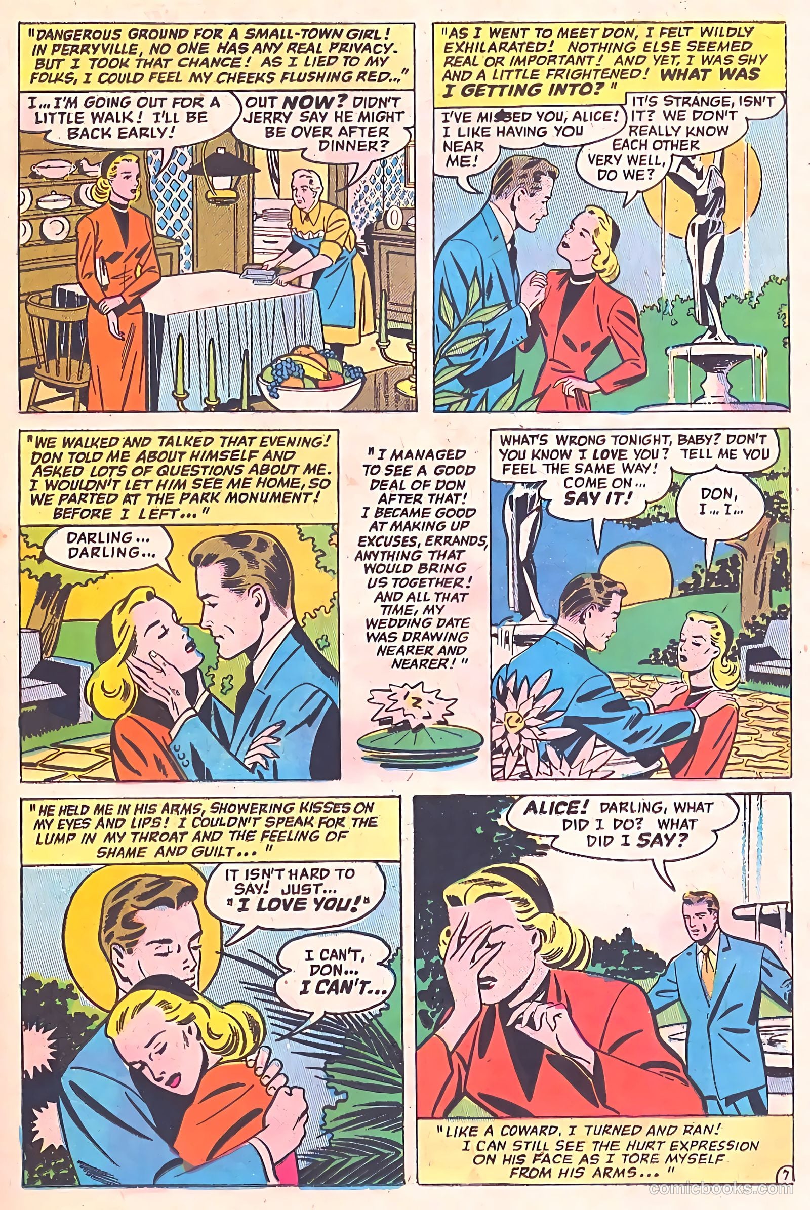 Romantic Adventures #12 (1951) — page 35 of 52