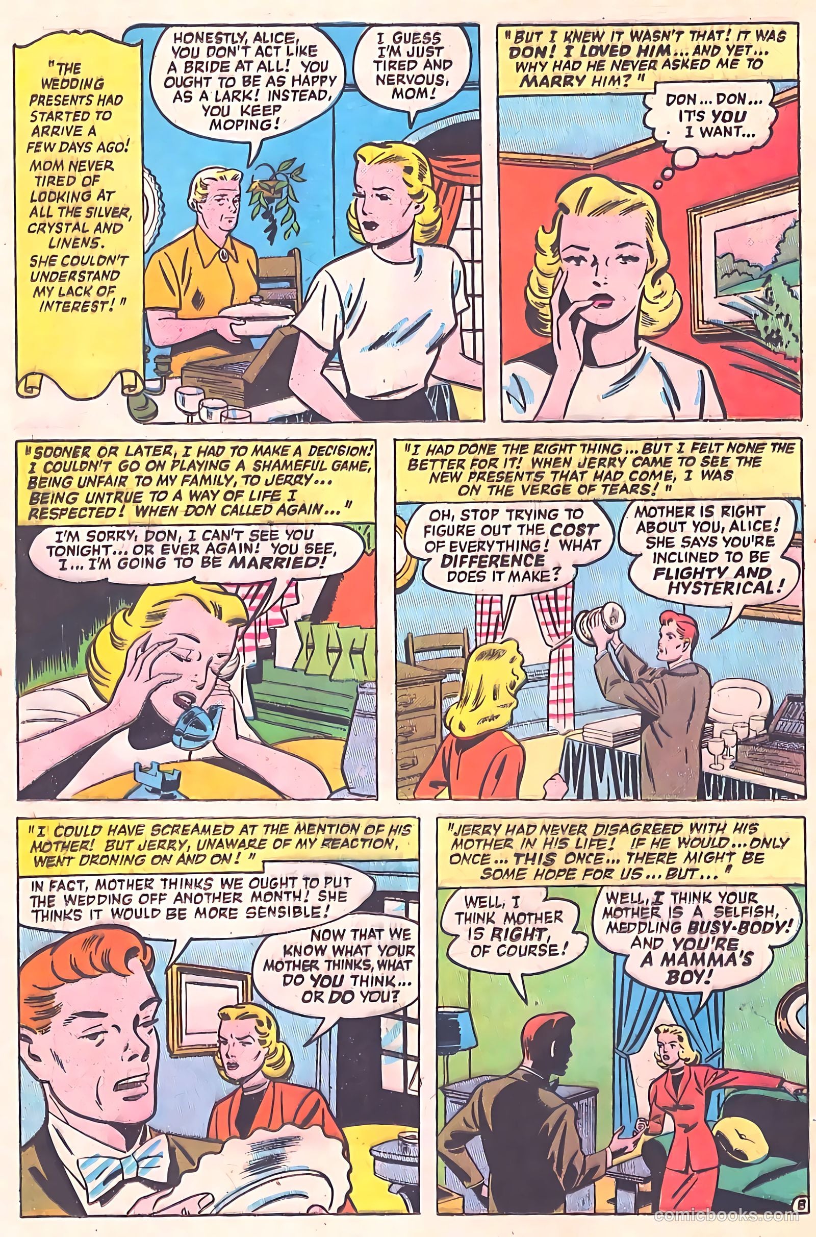 Romantic Adventures #12 (1951) — page 36 of 52
