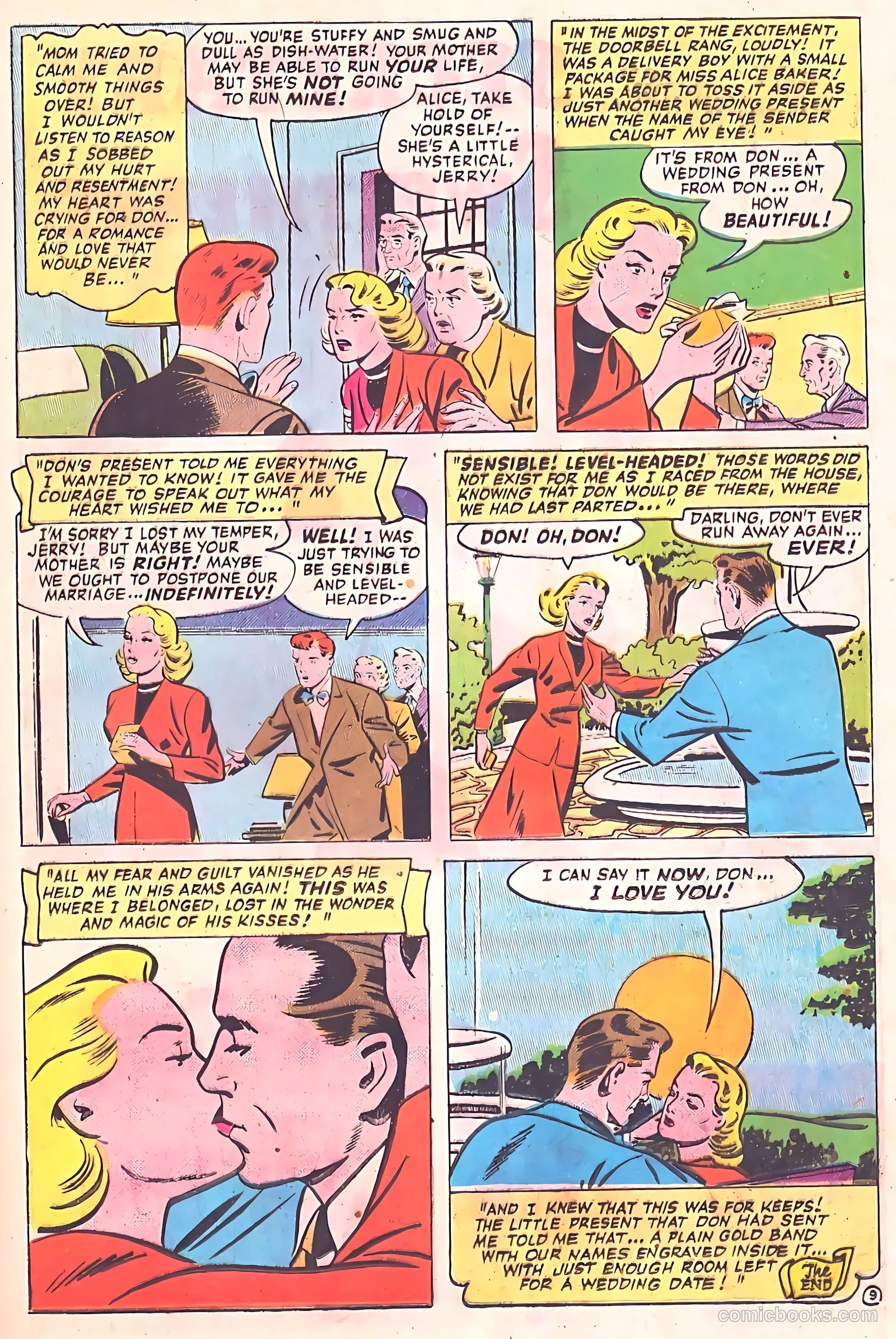 Romantic Adventures #12 (1951) — page 37 of 52