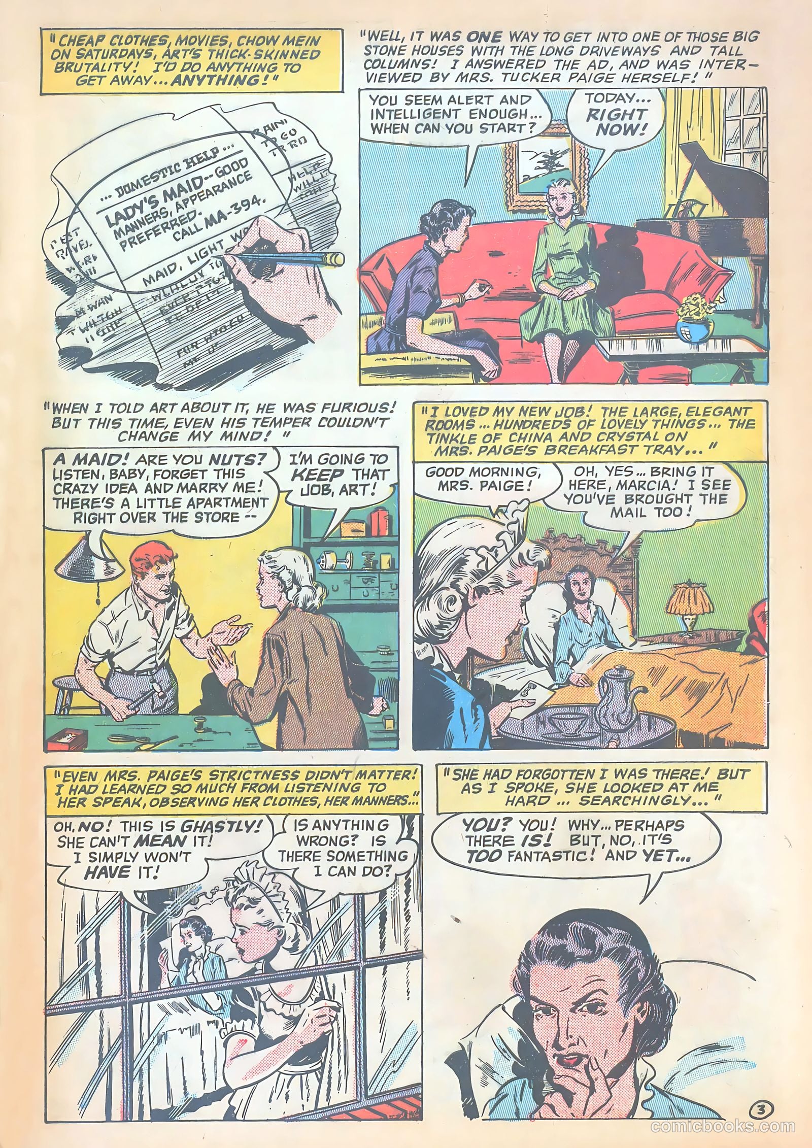 Romantic Adventures #13 (1951) — page 5 of 52