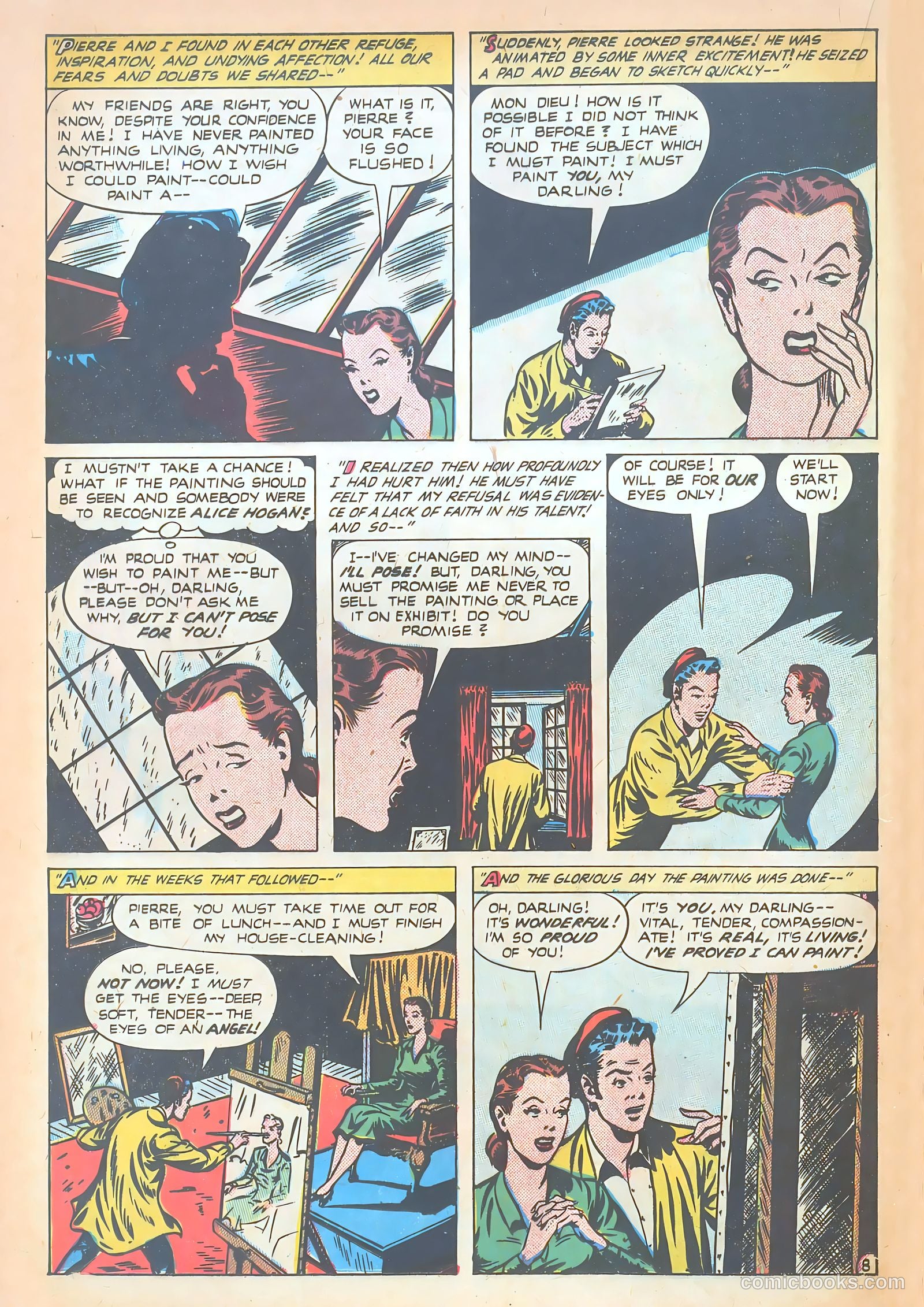 Romantic Adventures #13 (1951) — page 22 of 52