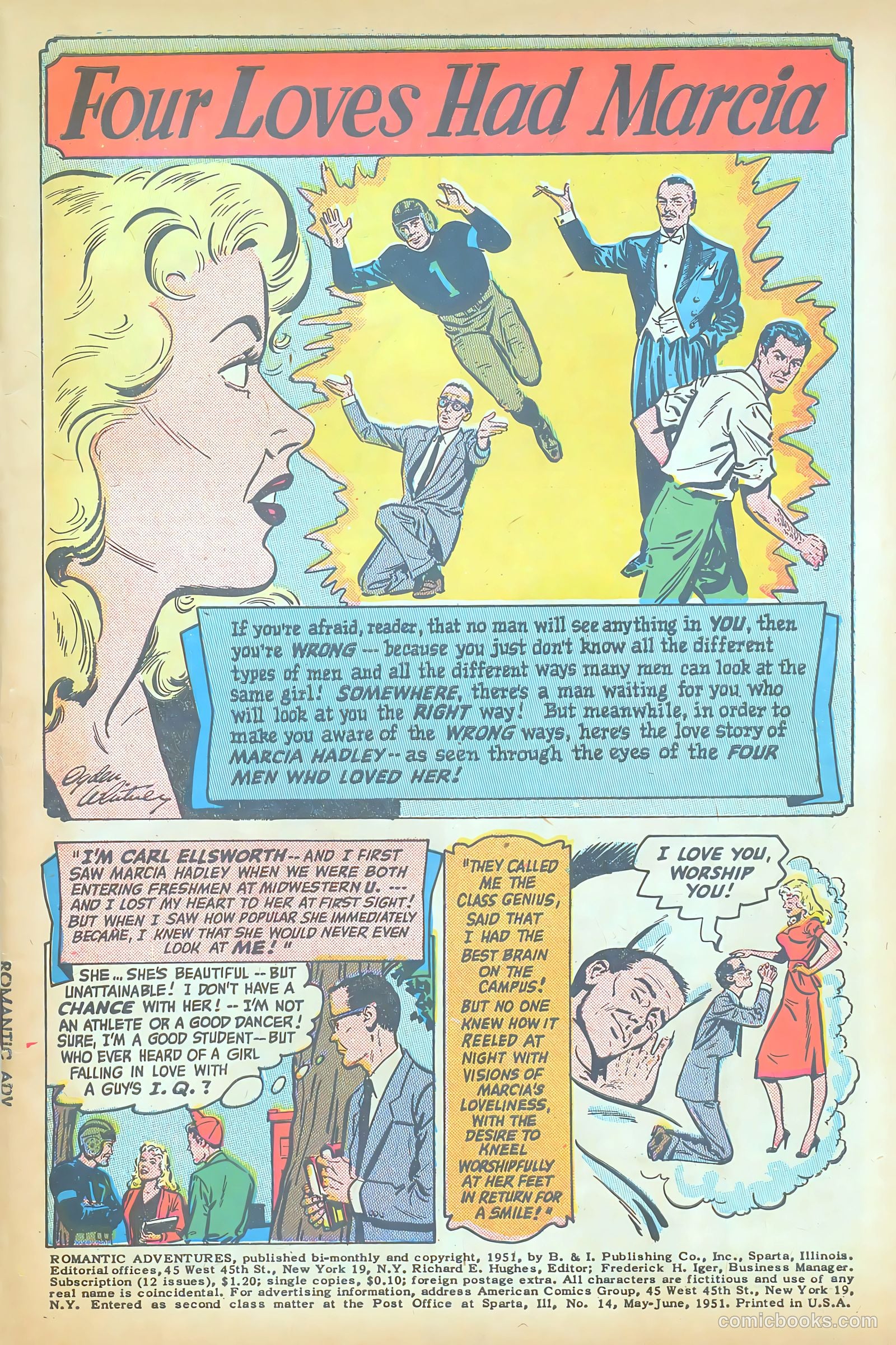 Romantic Adventures #14 (1951) — page 3 of 52