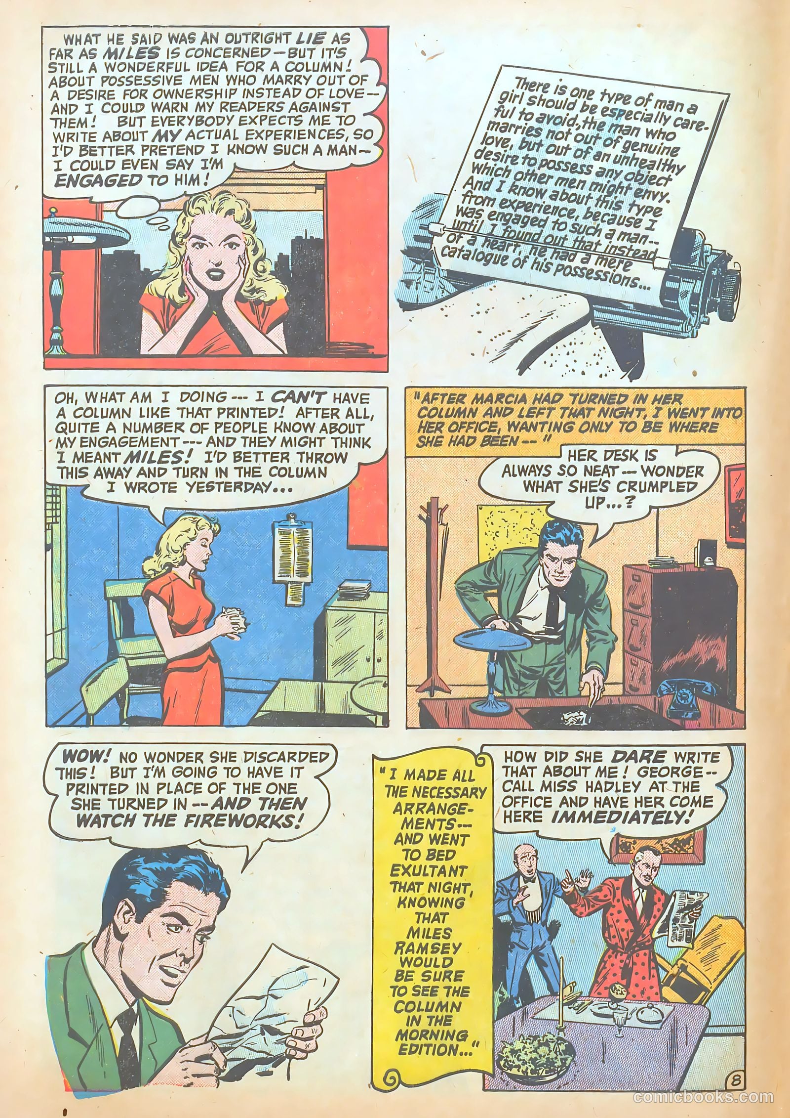 Romantic Adventures #14 (1951) — page 10 of 52