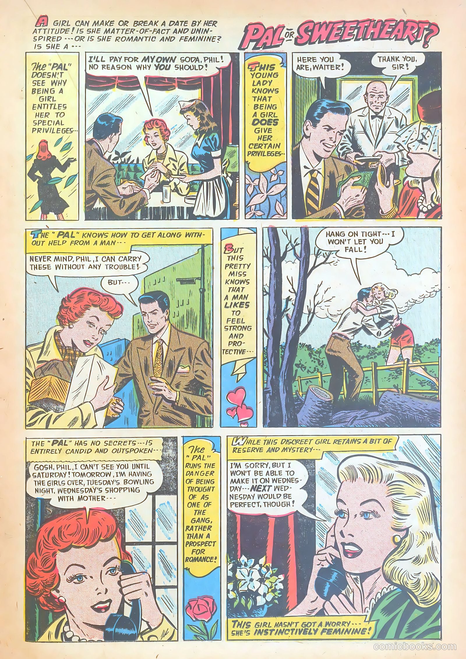Romantic Adventures #14 (1951) — page 21 of 52