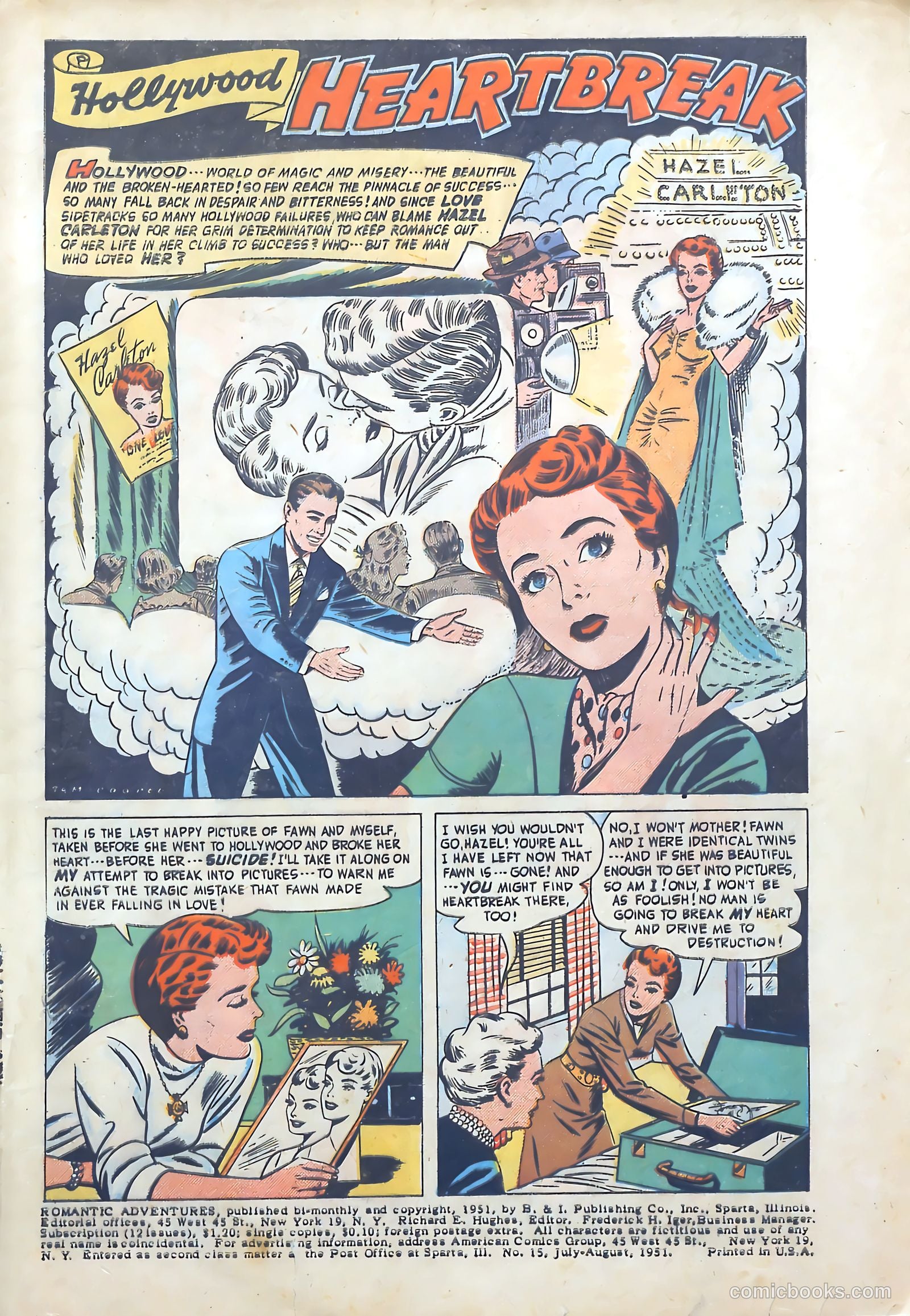 Romantic Adventures #15 (1951) — page 3 of 52