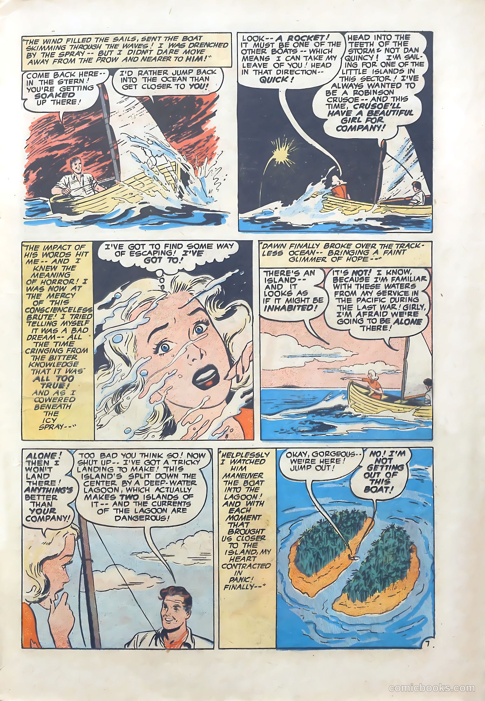 Romantic Adventures #15 (1951) — page 19 of 52