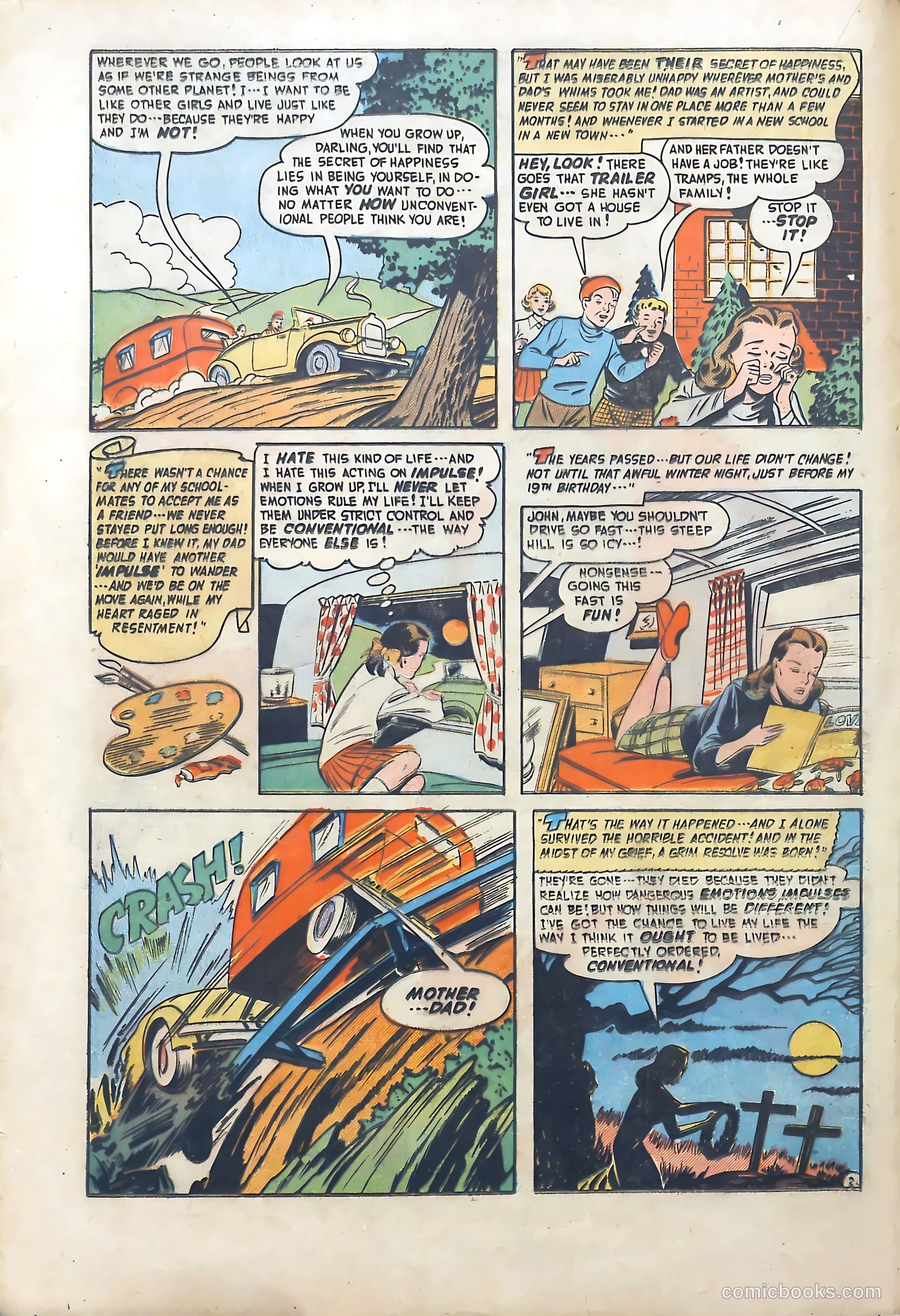 Romantic Adventures #15 (1951) — page 26 of 52