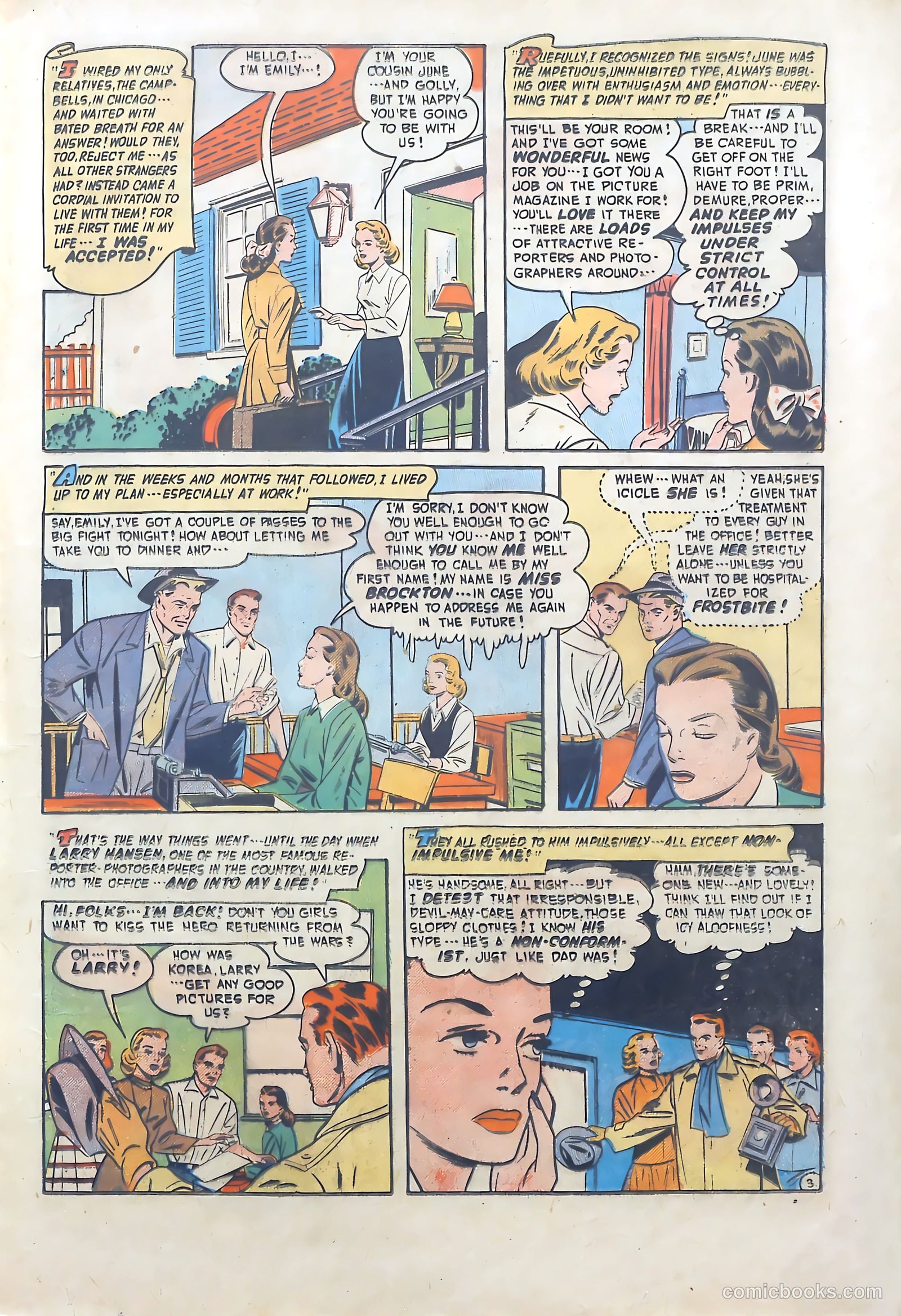 Romantic Adventures #15 (1951) — page 27 of 52