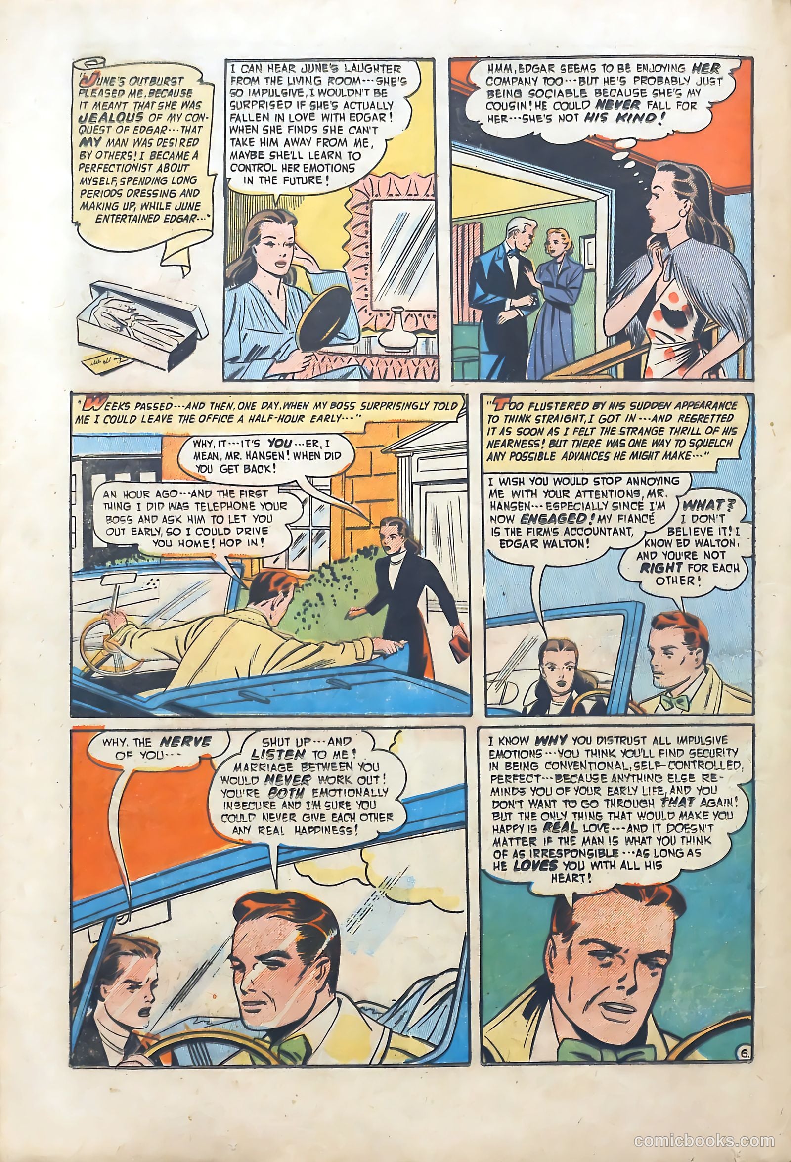 Romantic Adventures #15 (1951) — page 30 of 52