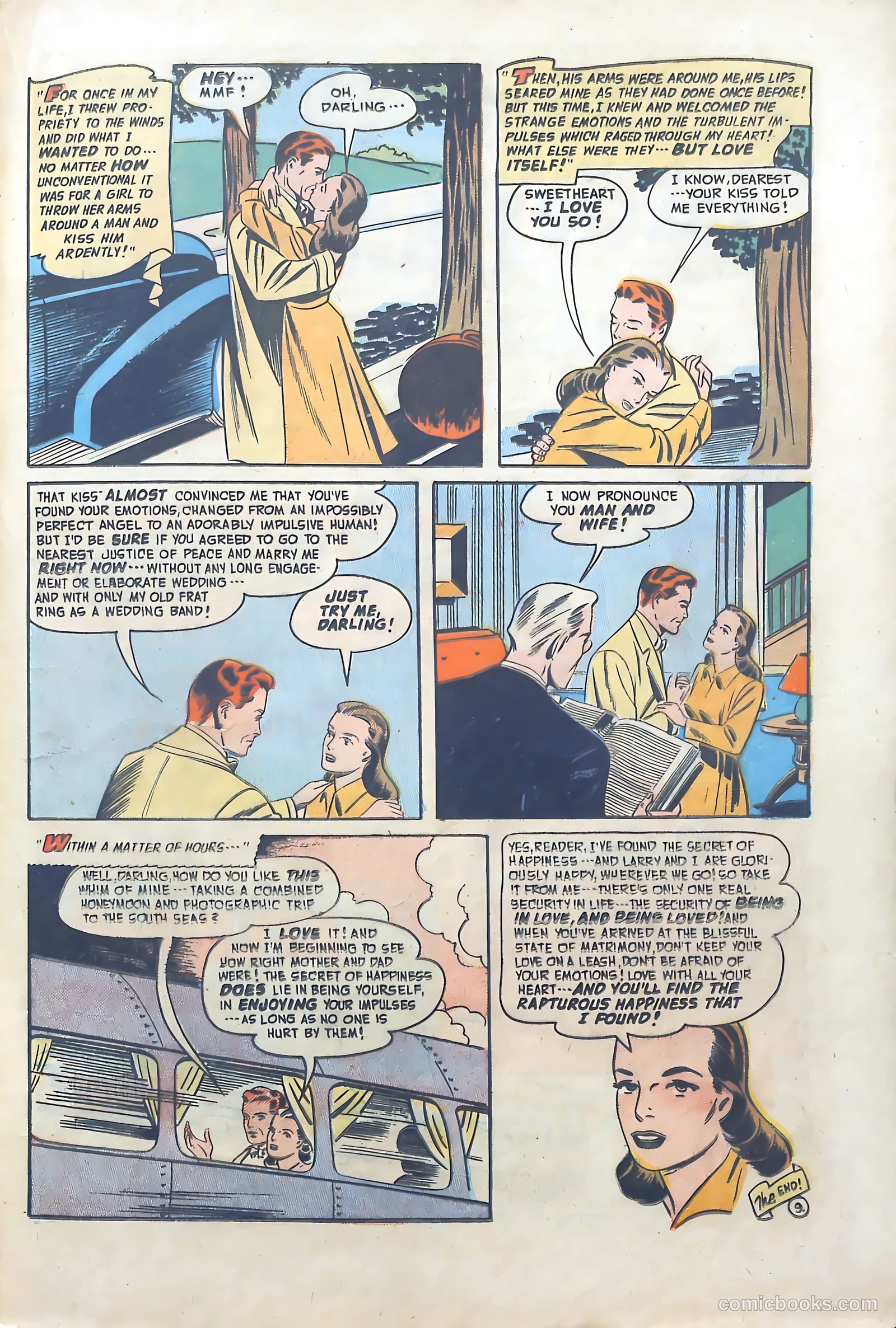 Romantic Adventures #15 (1951) — page 33 of 52