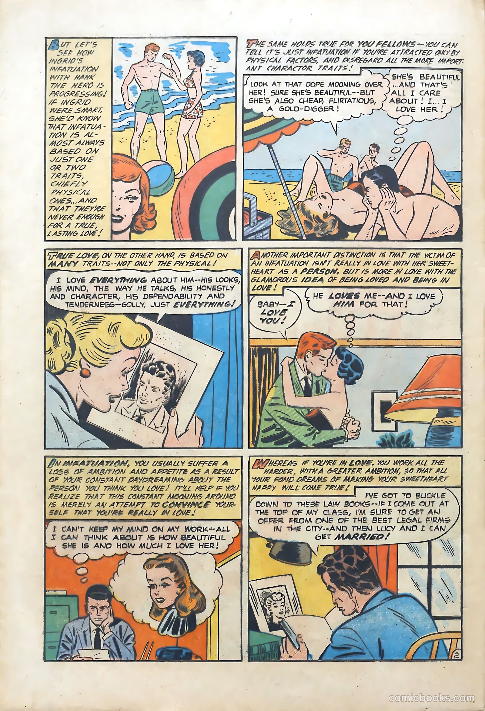 Romantic Adventures #15 (1951) — page 36 of 52