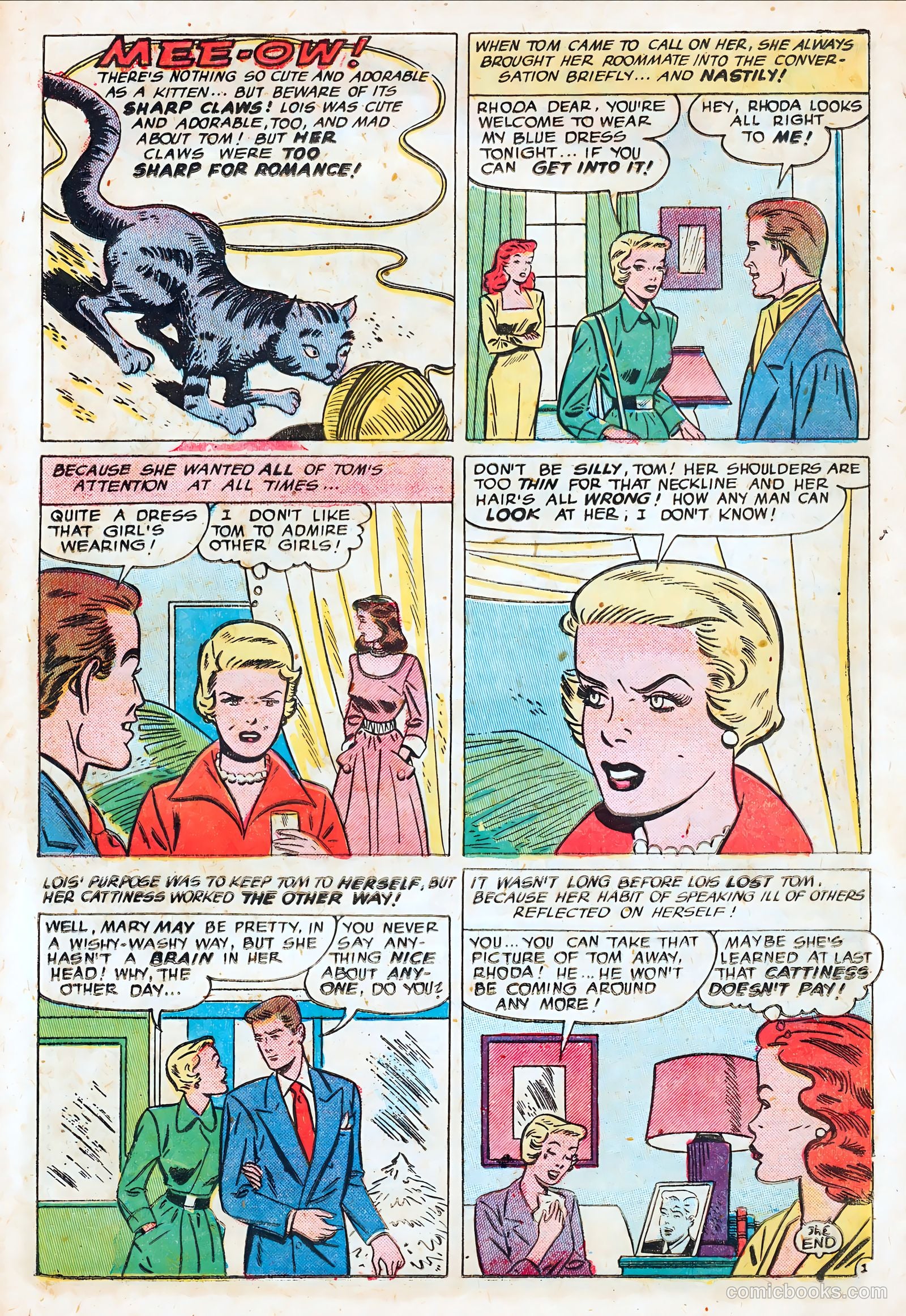 Romantic Adventures #16 (1951) — page 37 of 52