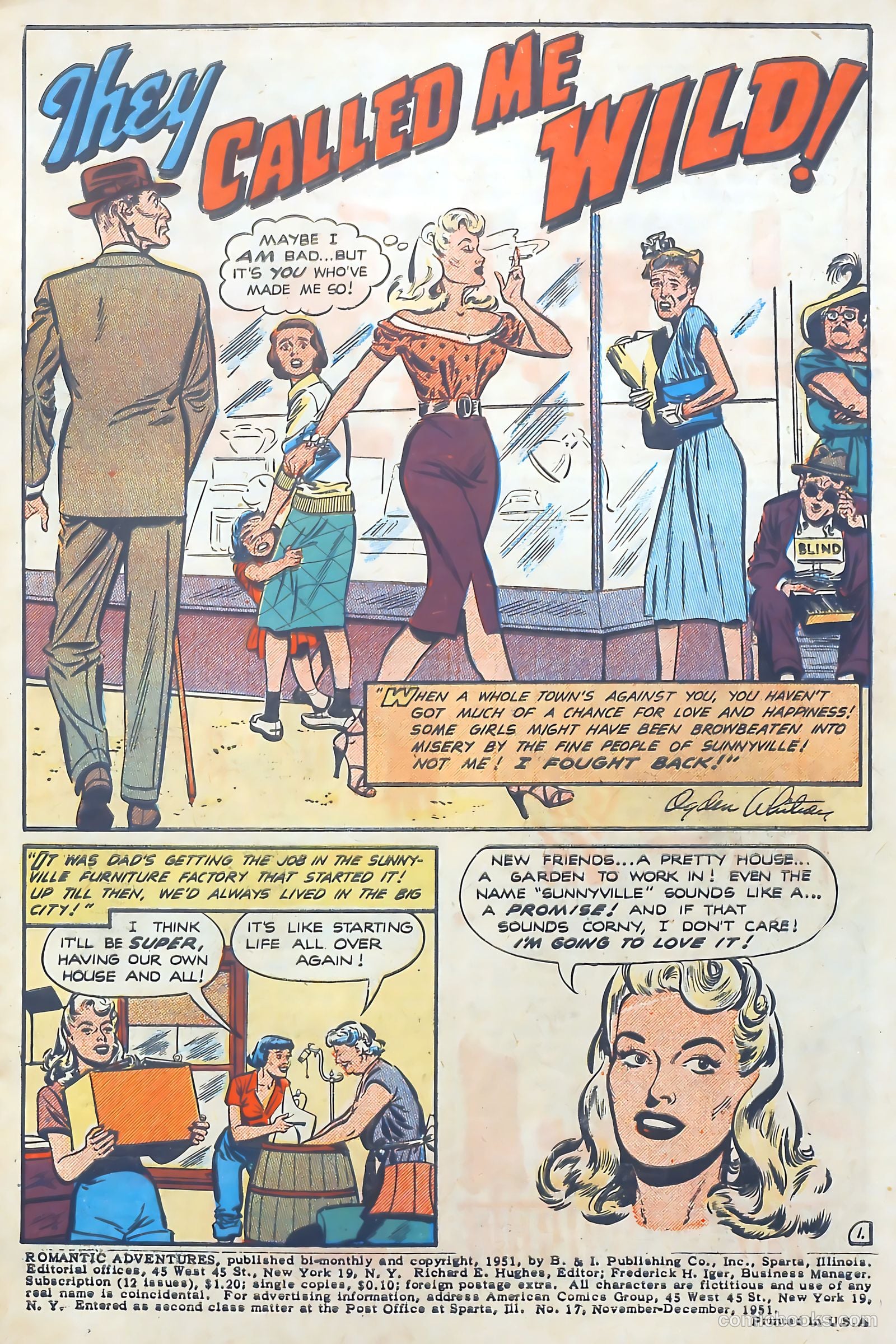 Romantic Adventures #17 (1951) — page 3 of 53