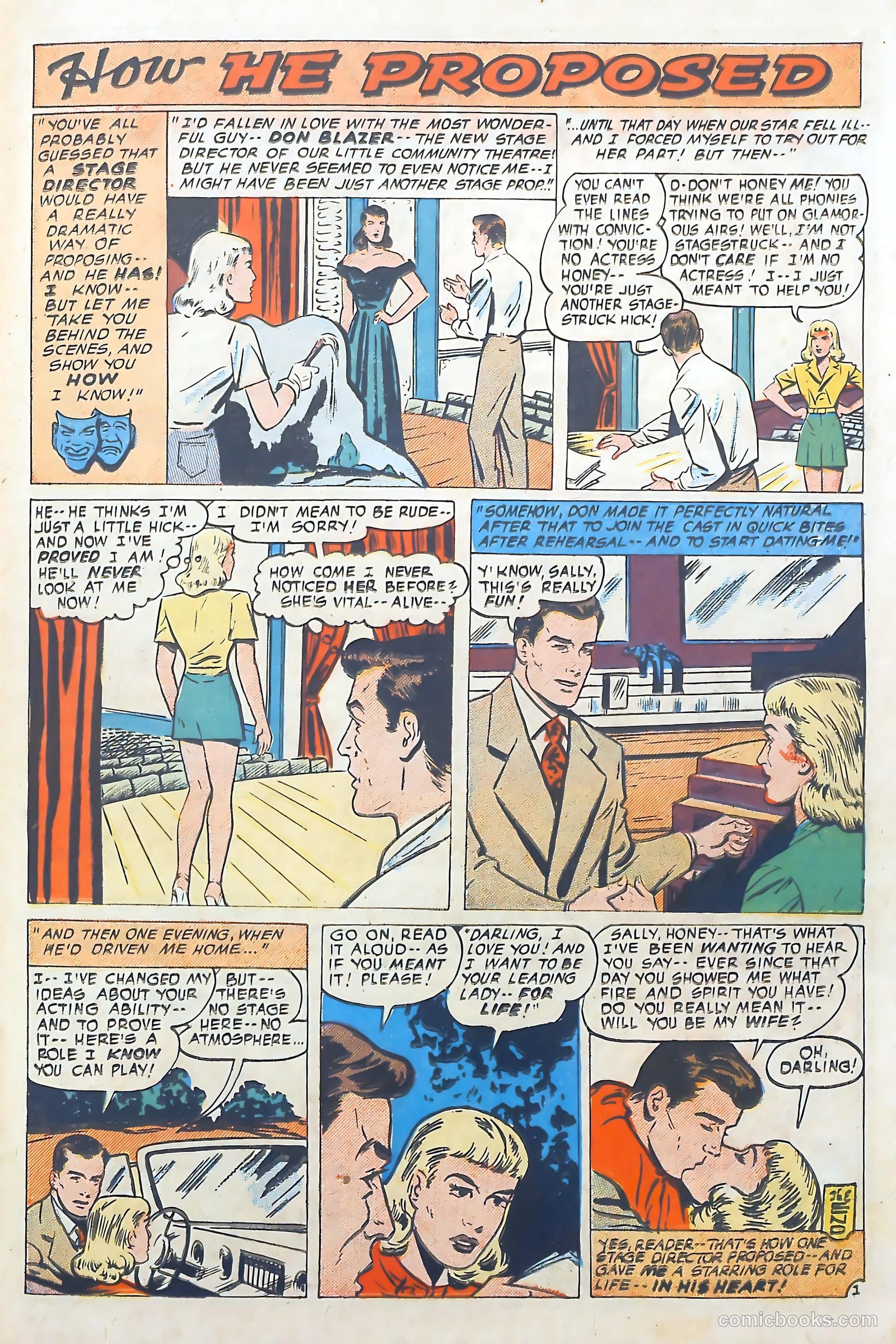 Romantic Adventures #17 (1951) — page 35 of 53