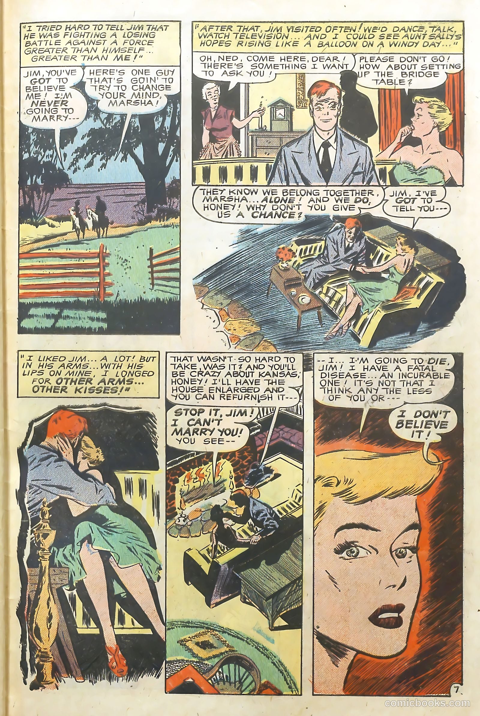 Romantic Adventures #18 (1952) — page 40 of 53