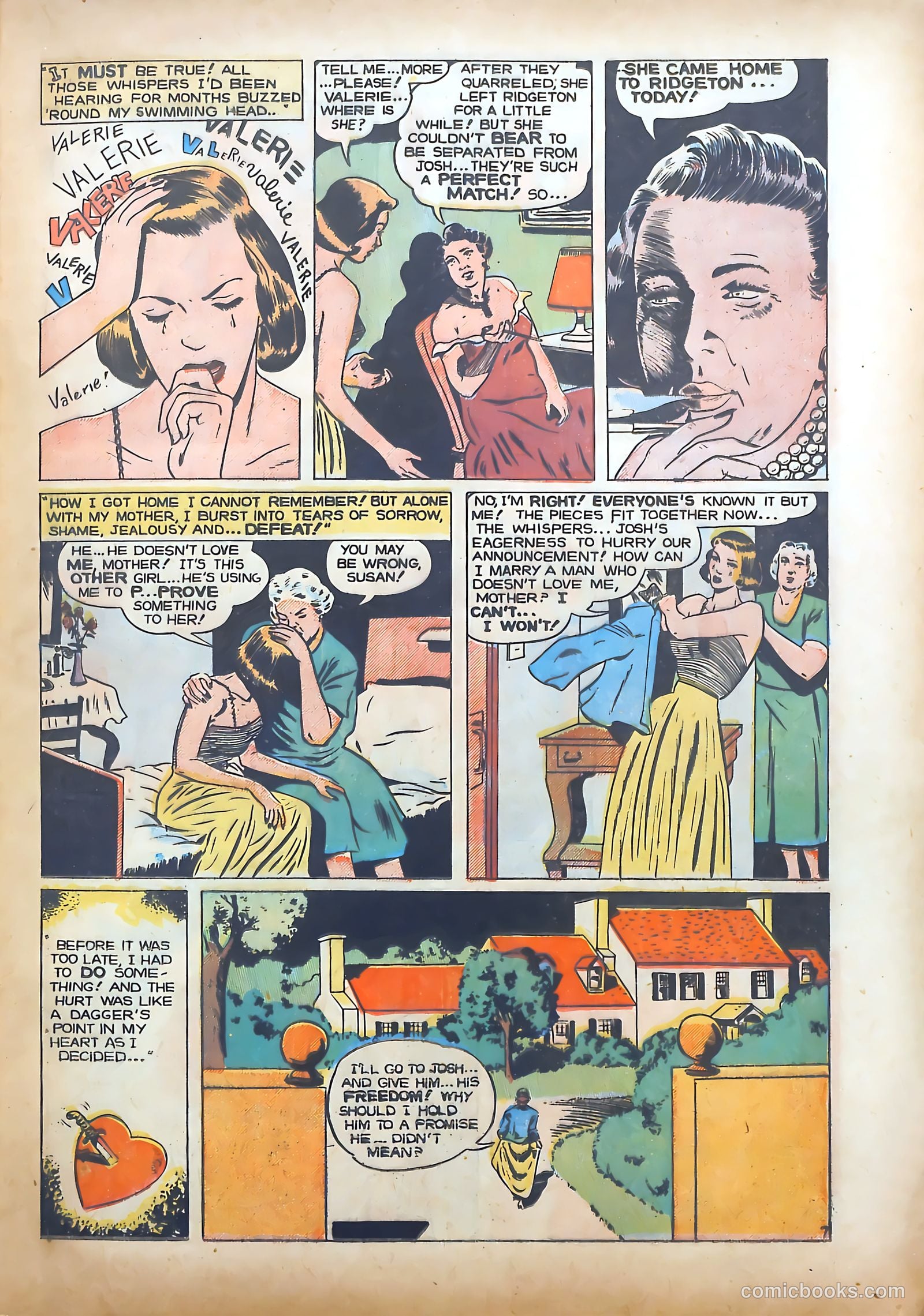 Romantic Adventures #19 (1952) — page 17 of 52