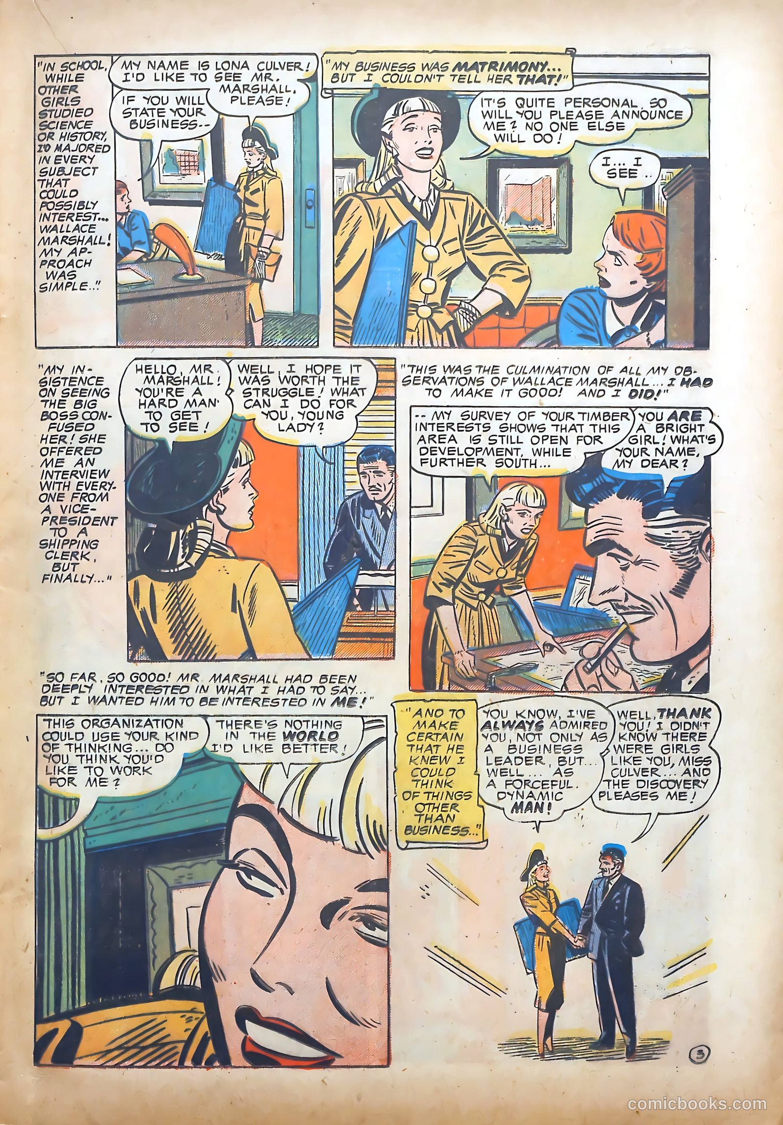 Romantic Adventures #19 (1952) — page 21 of 52