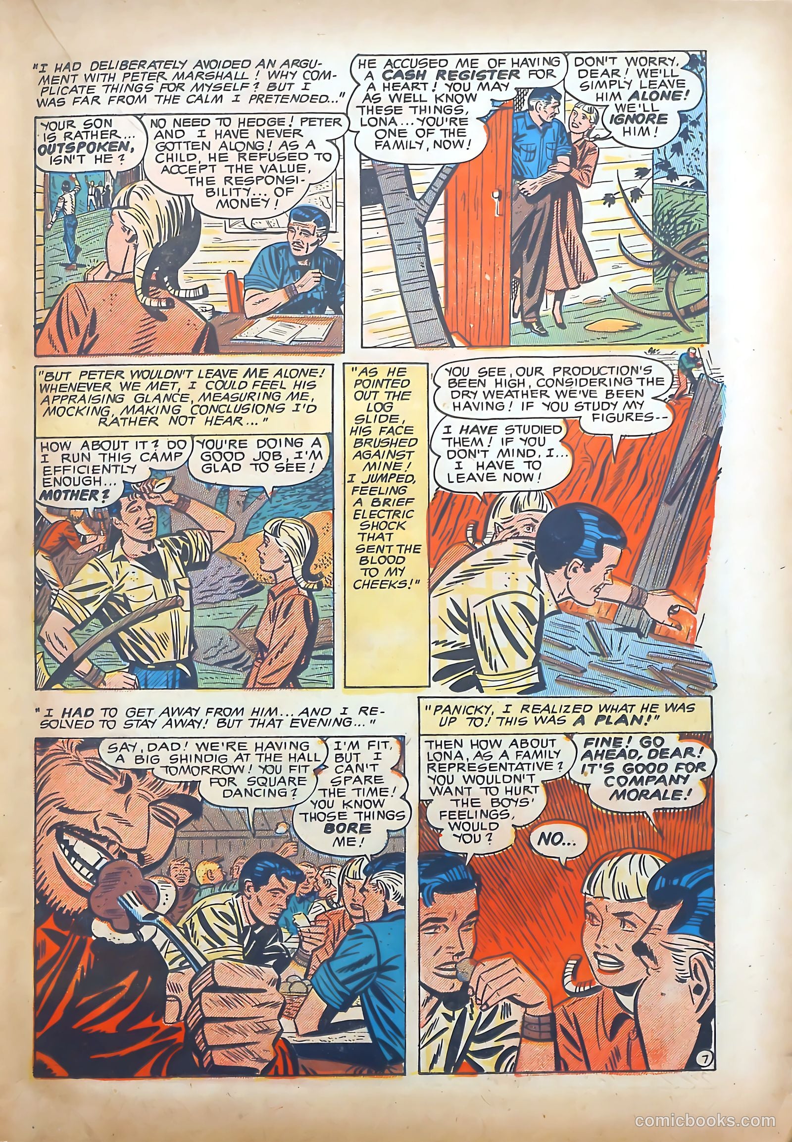 Romantic Adventures #19 (1952) — page 25 of 52