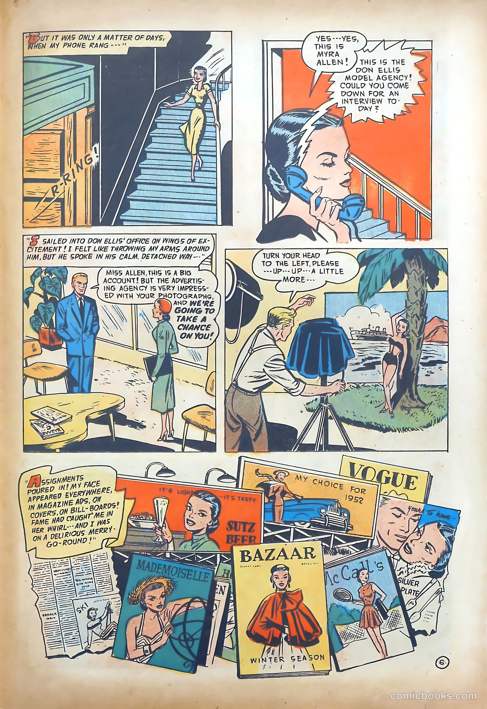 Romantic Adventures #19 (1952) — page 35 of 52