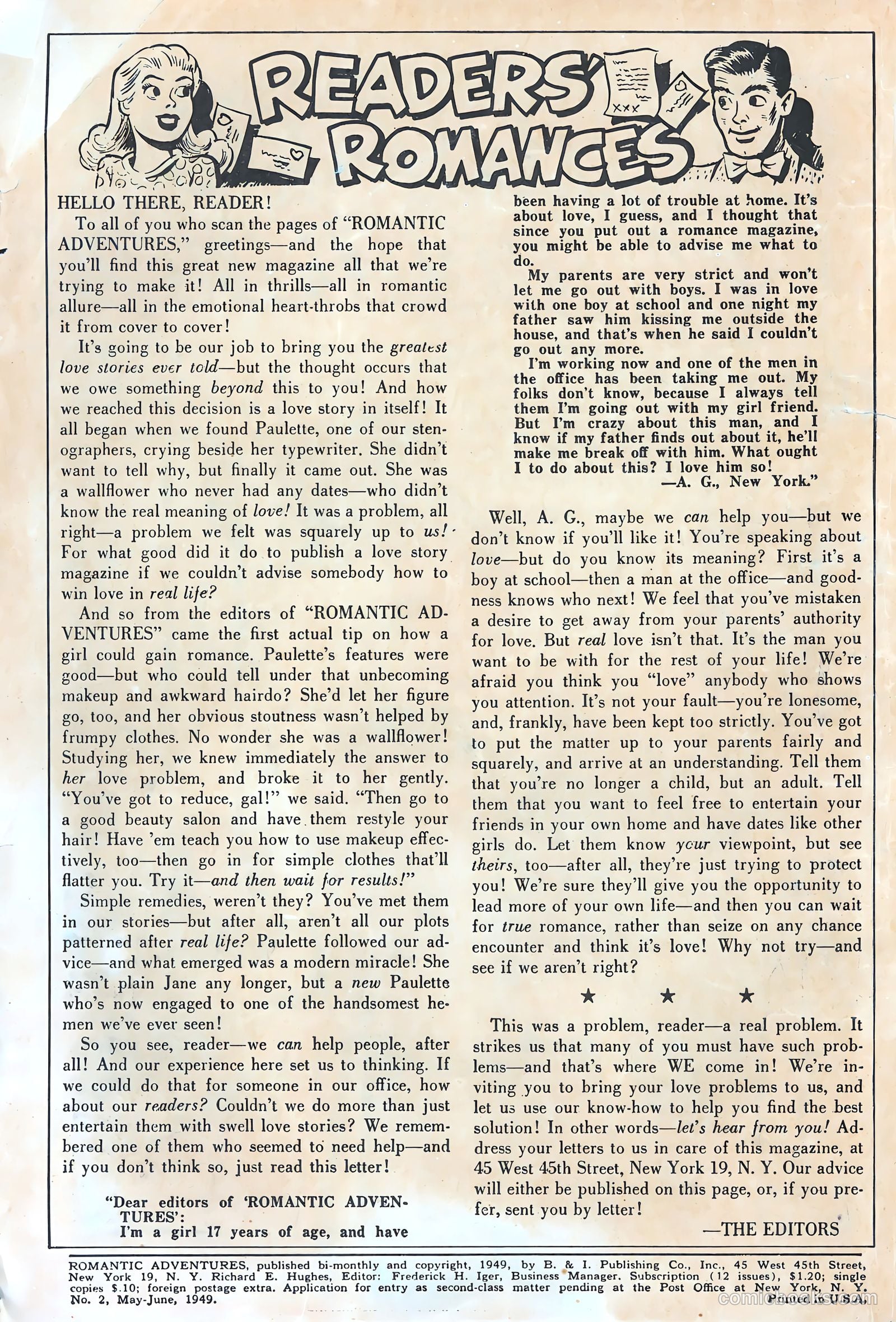Romantic Adventures #2 (1949) — page 2 of 52