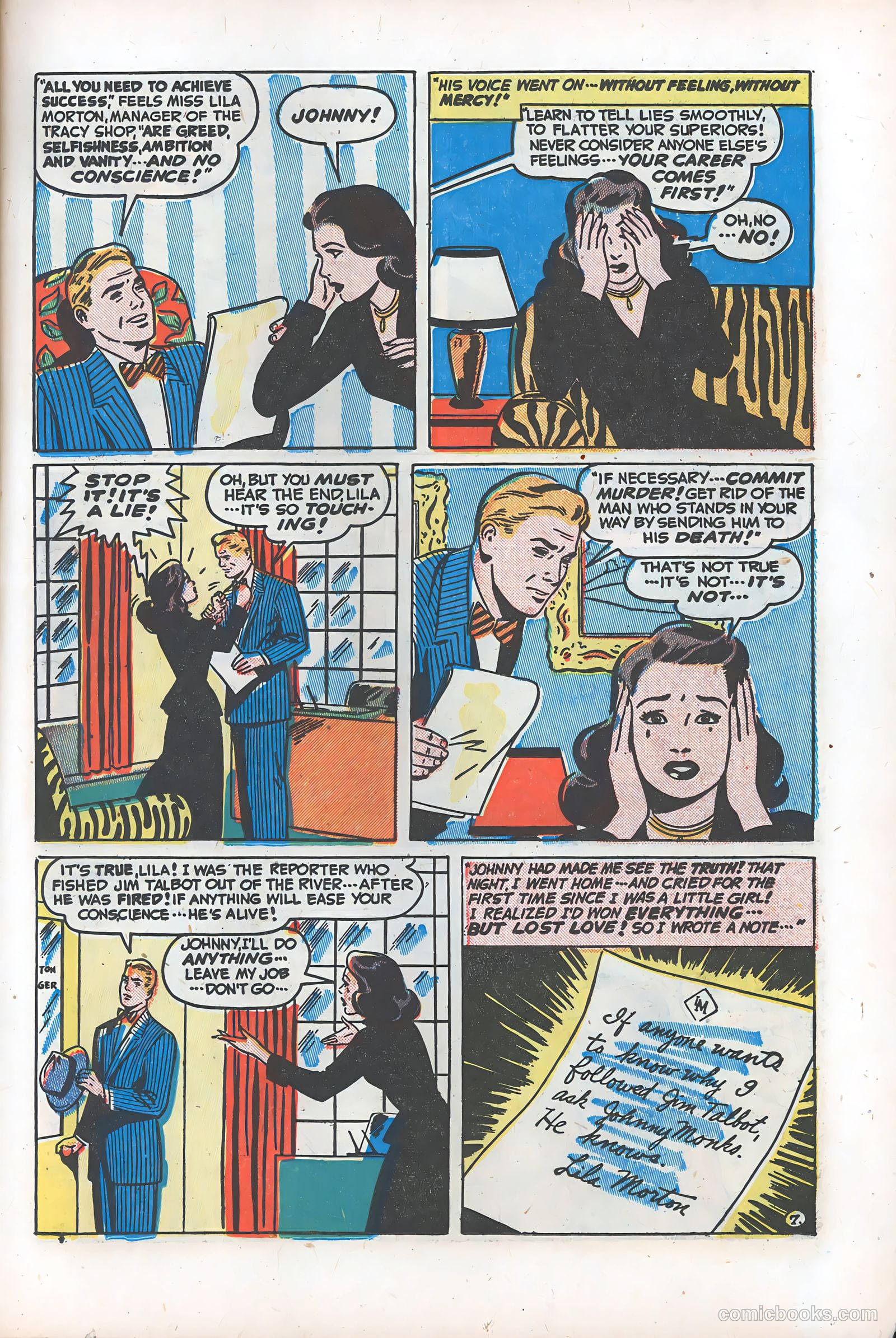 Romantic Adventures #2 (1949) — page 21 of 52