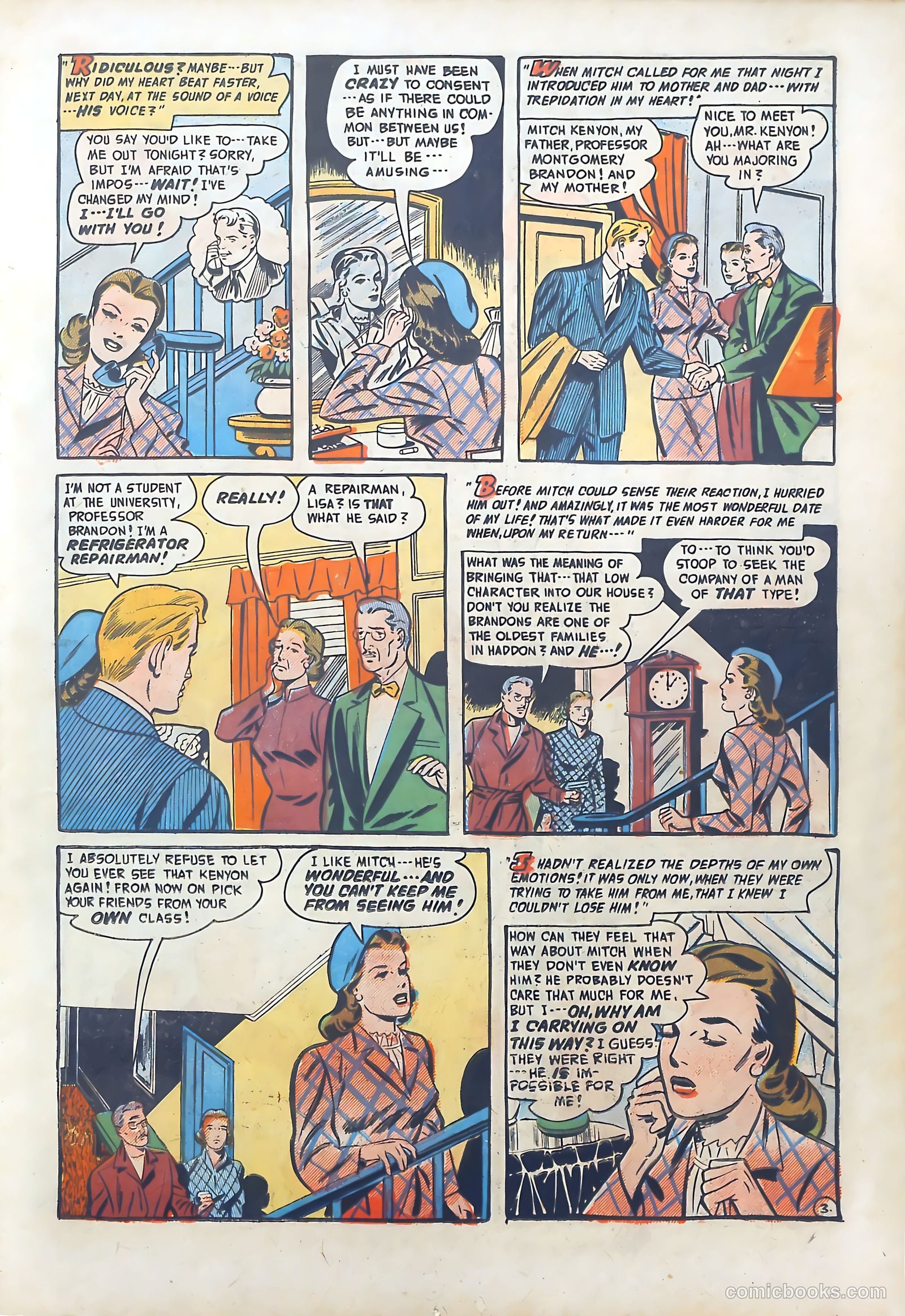 Romantic Adventures #20 (1952) — page 25 of 52