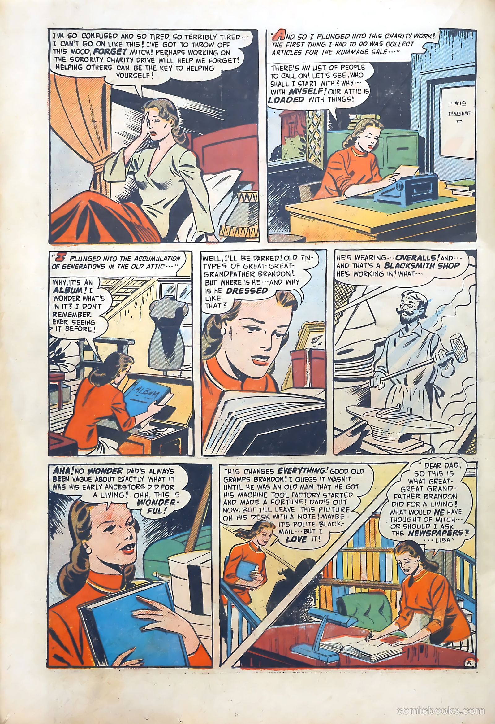 Romantic Adventures #20 (1952) — page 28 of 52