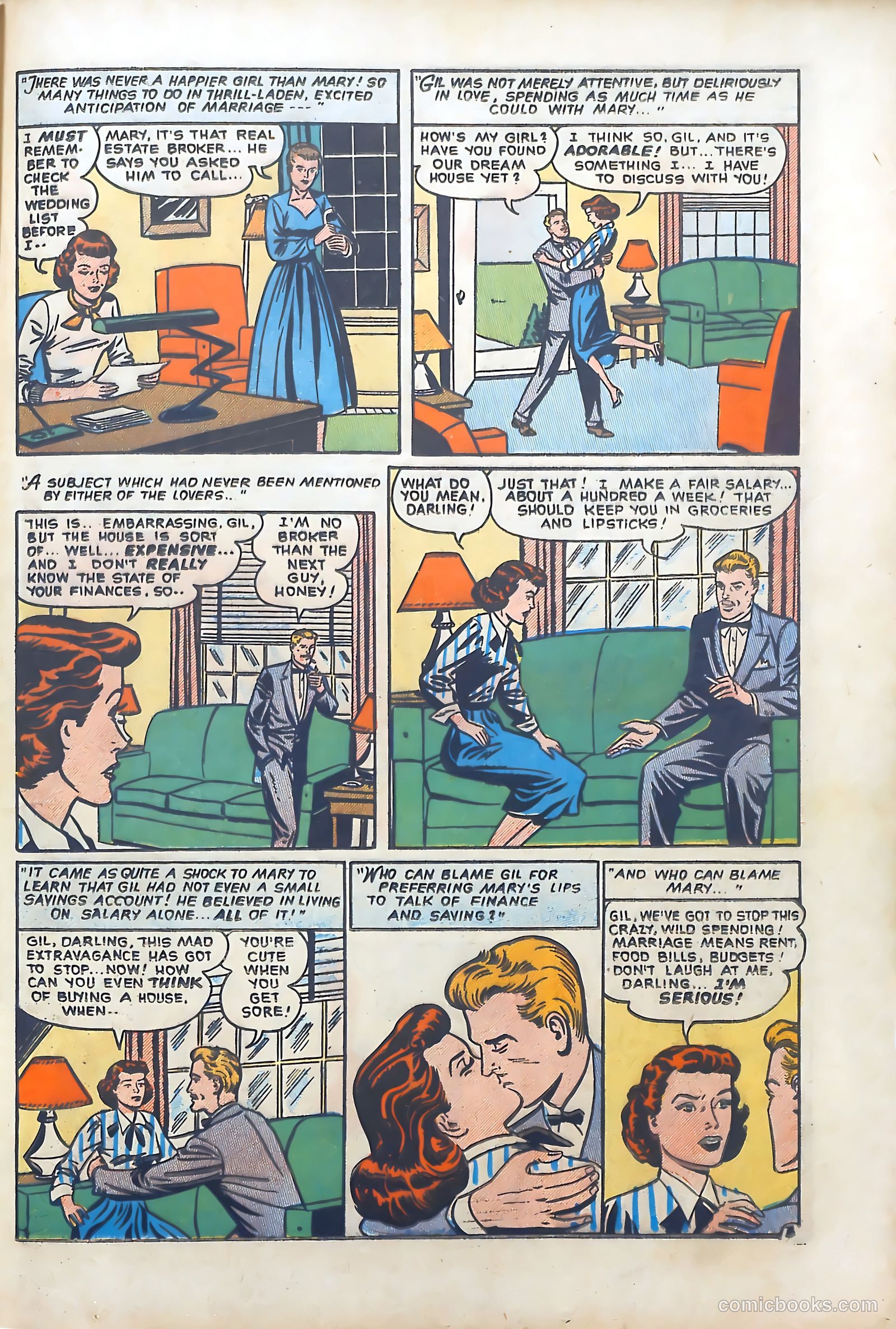 Romantic Adventures #20 (1952) — page 33 of 52