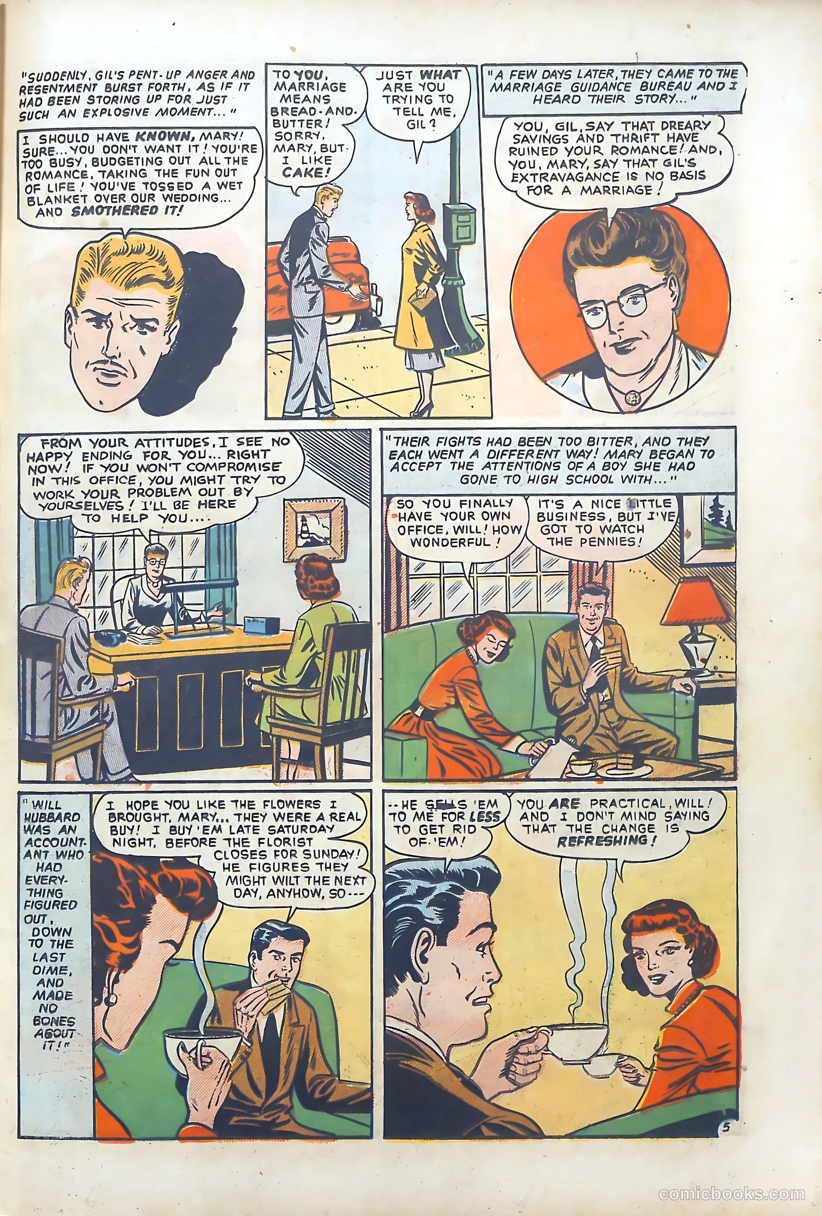Romantic Adventures #20 (1952) — page 35 of 52