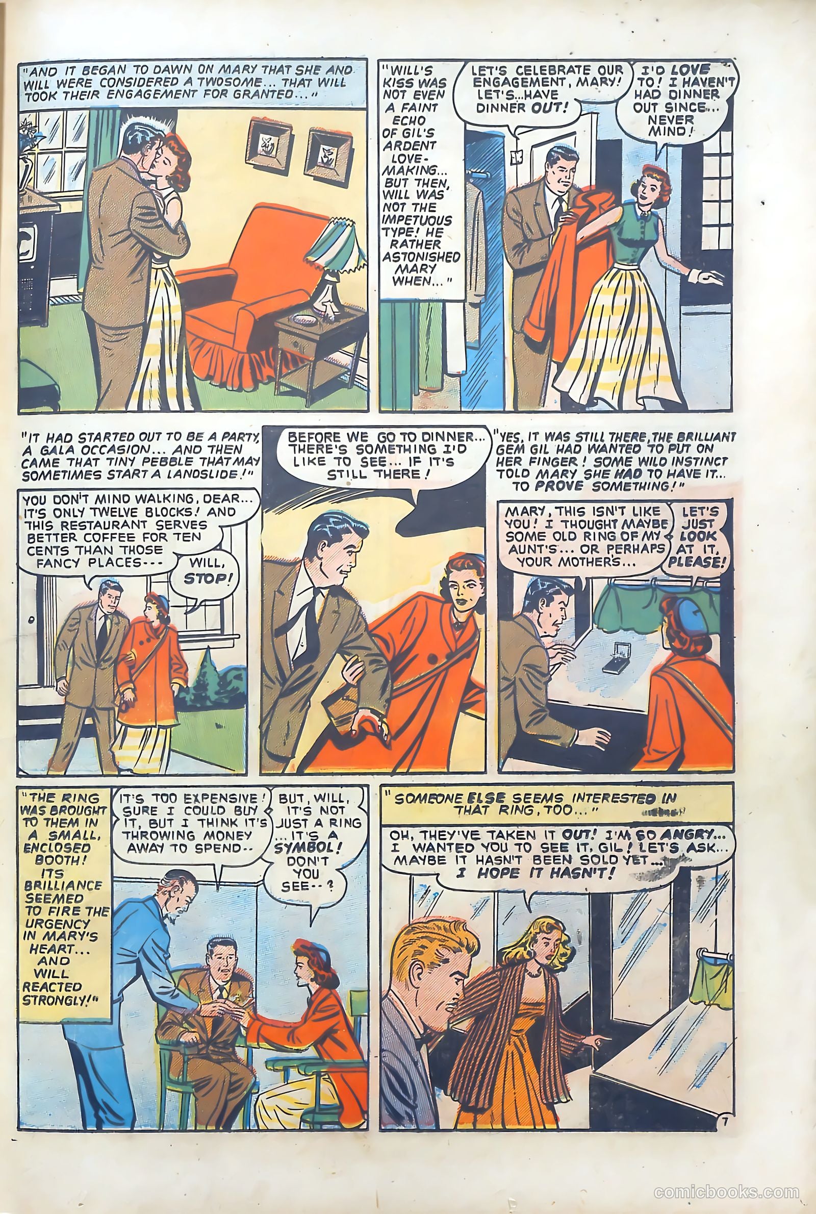 Romantic Adventures #20 (1952) — page 37 of 52