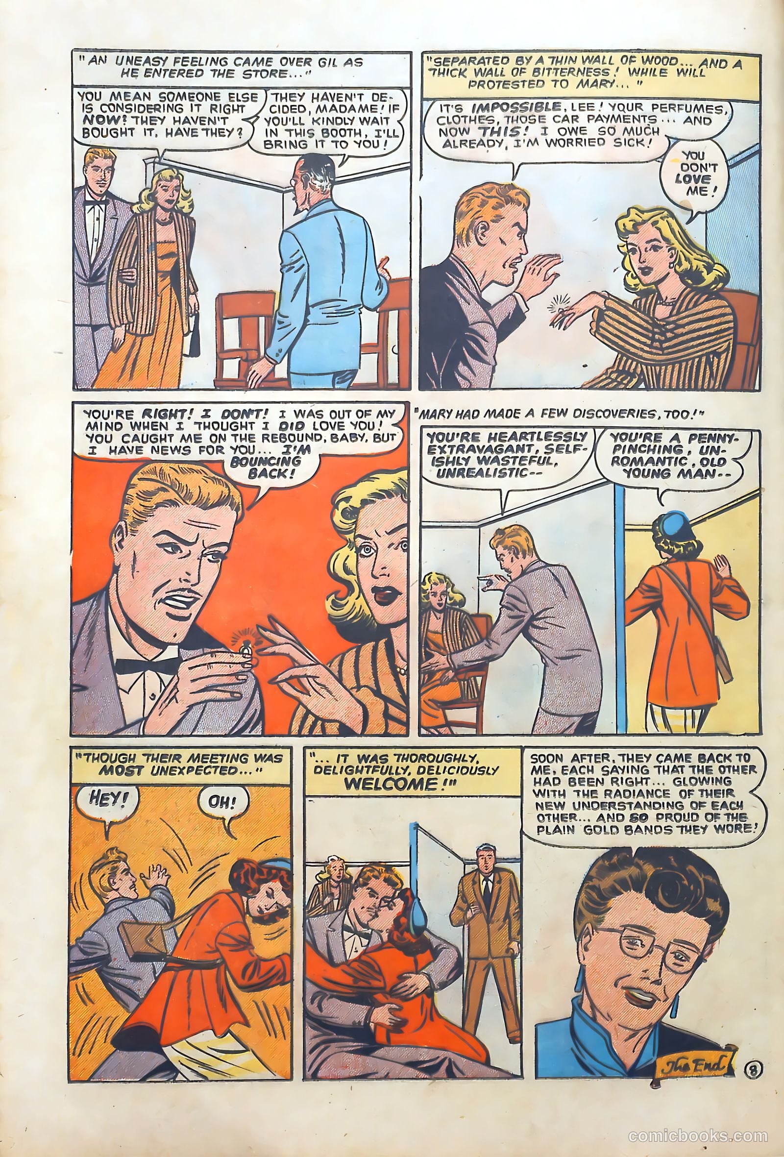 Romantic Adventures #20 (1952) — page 38 of 52