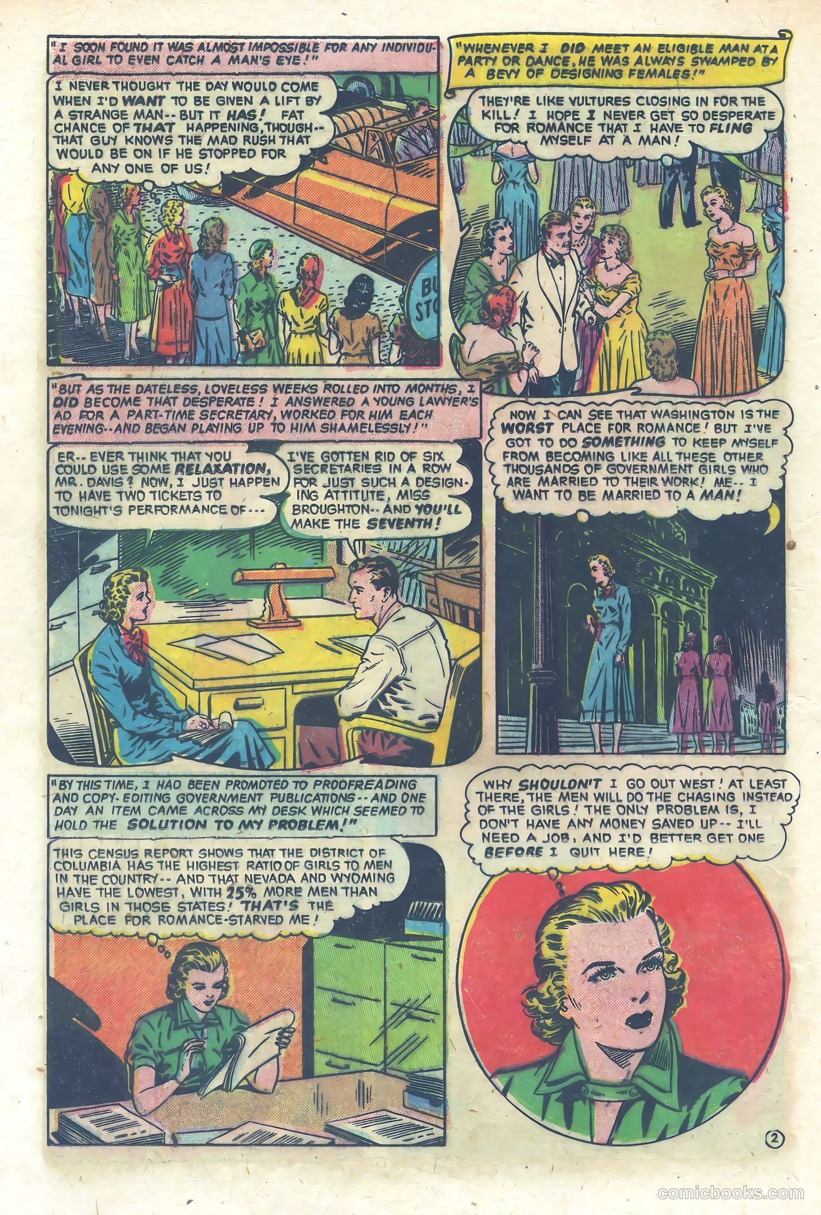 Romantic Adventures #21 (1952) — page 34 of 52