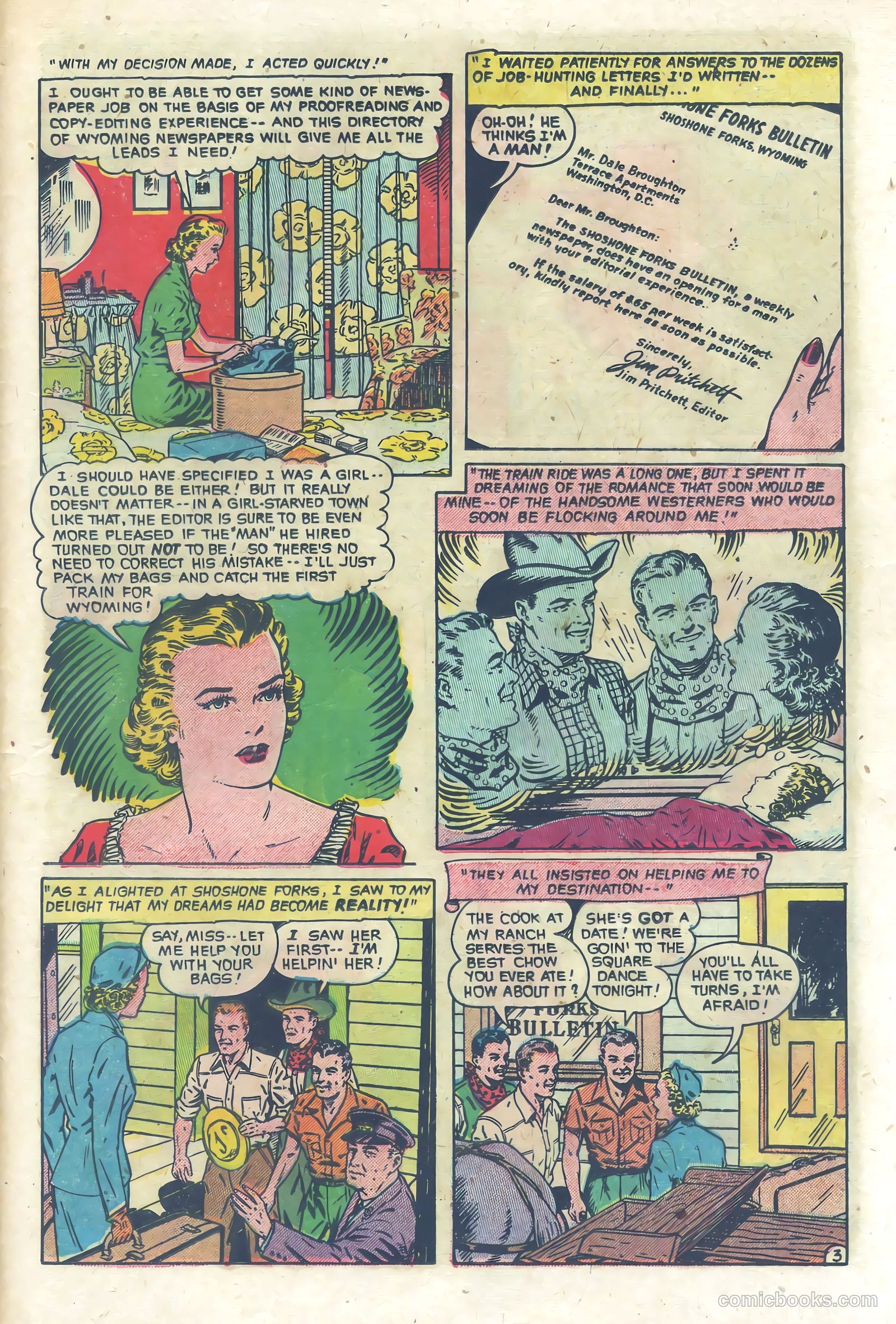 Romantic Adventures #21 (1952) — page 35 of 52