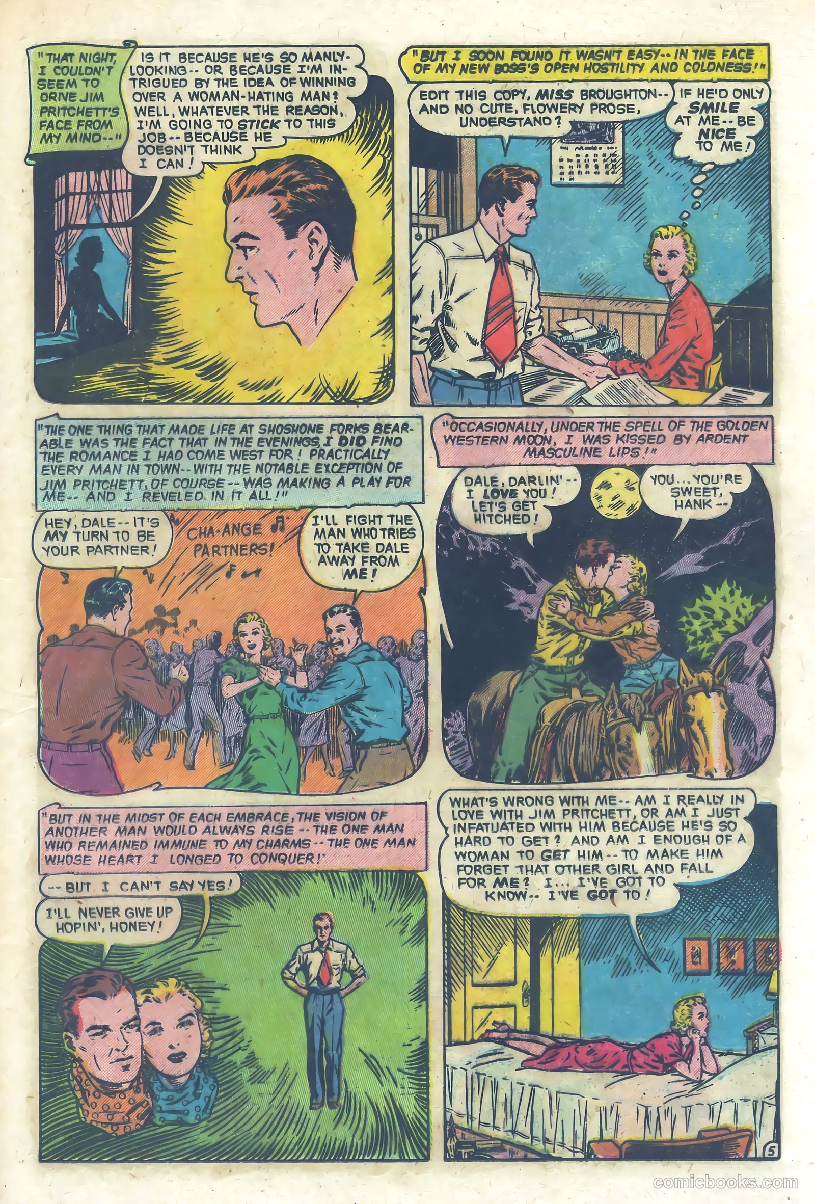 Romantic Adventures #21 (1952) — page 37 of 52