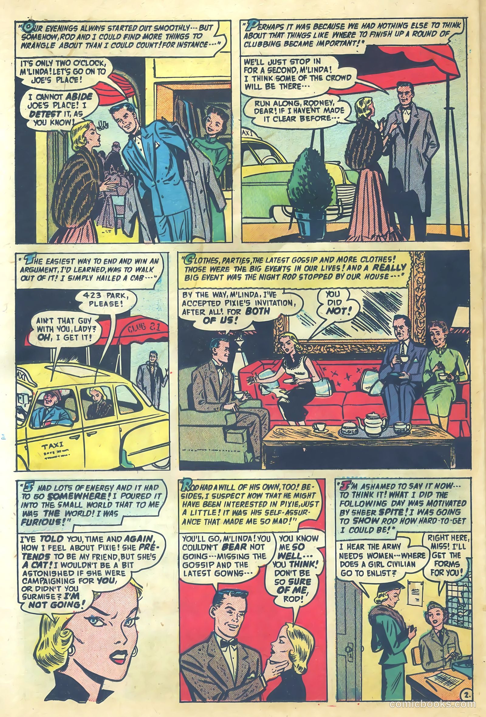 Romantic Adventures #22 (1952) — page 16 of 52