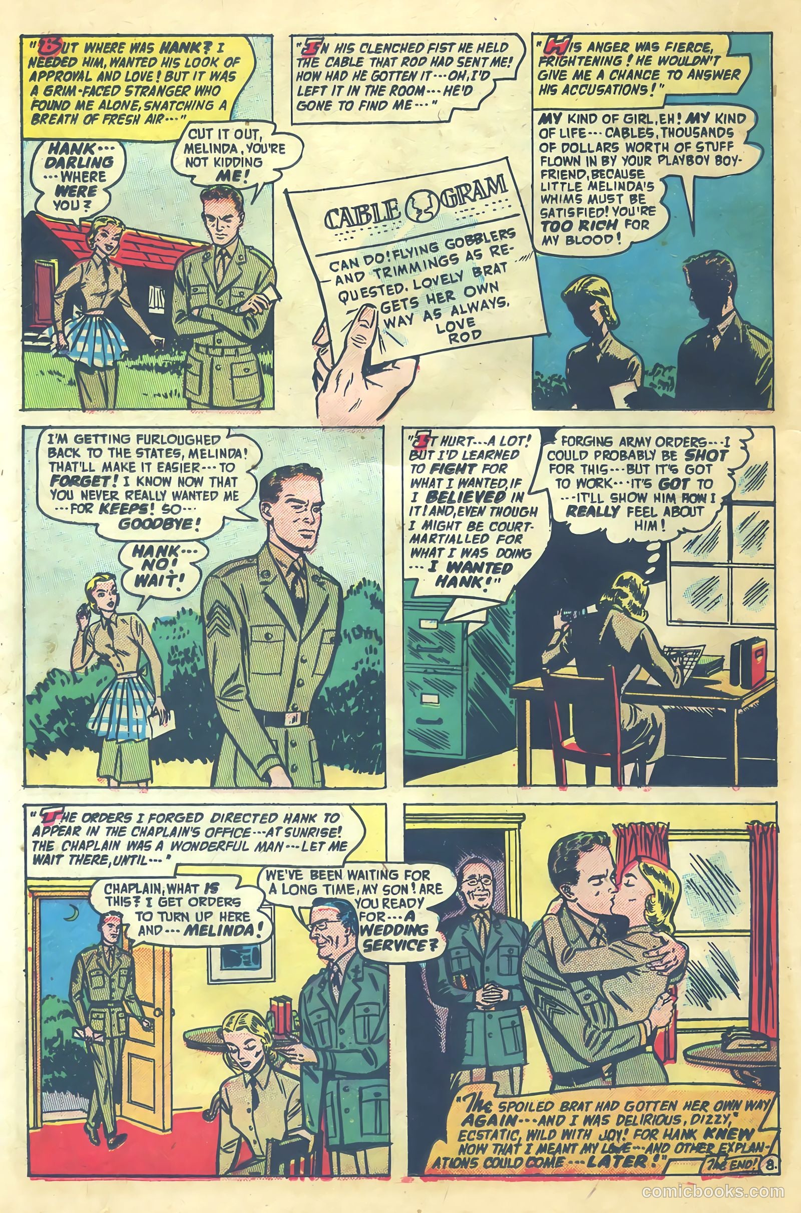 Romantic Adventures #22 (1952) — page 22 of 52