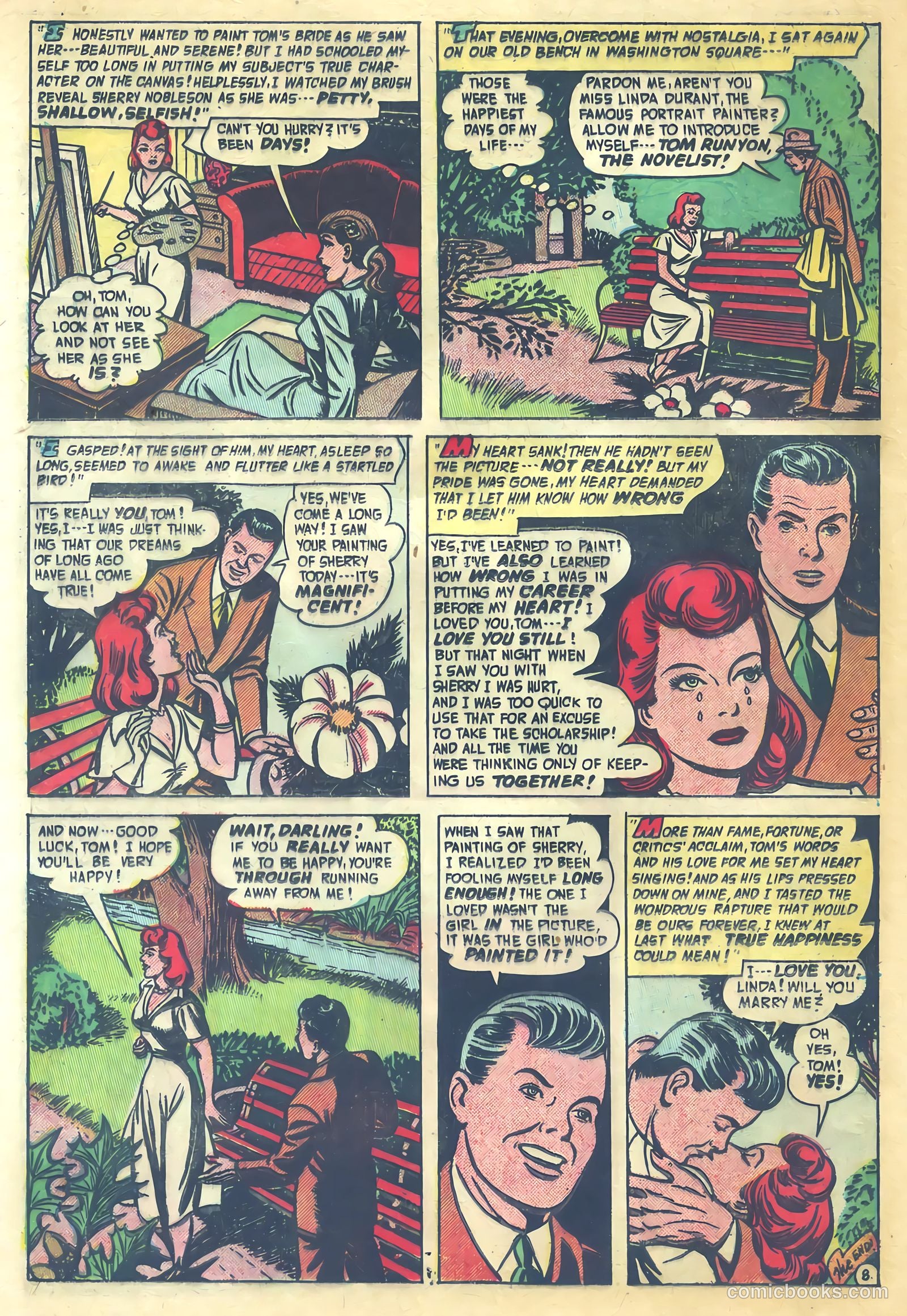 Romantic Adventures #22 (1952) — page 30 of 52