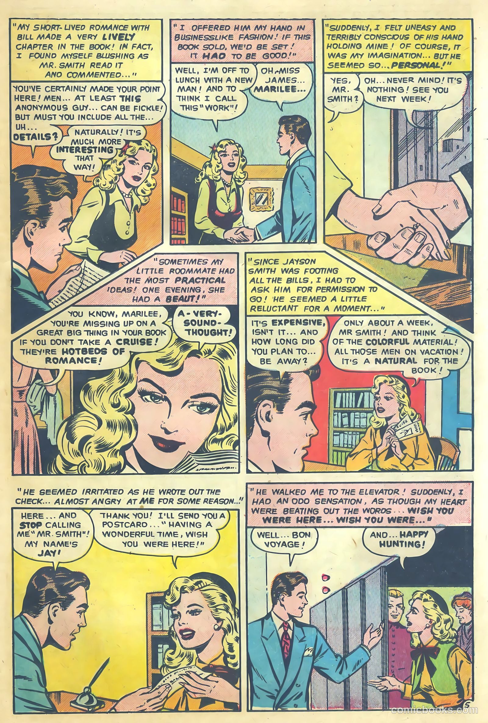 Romantic Adventures #22 (1952) — page 35 of 52