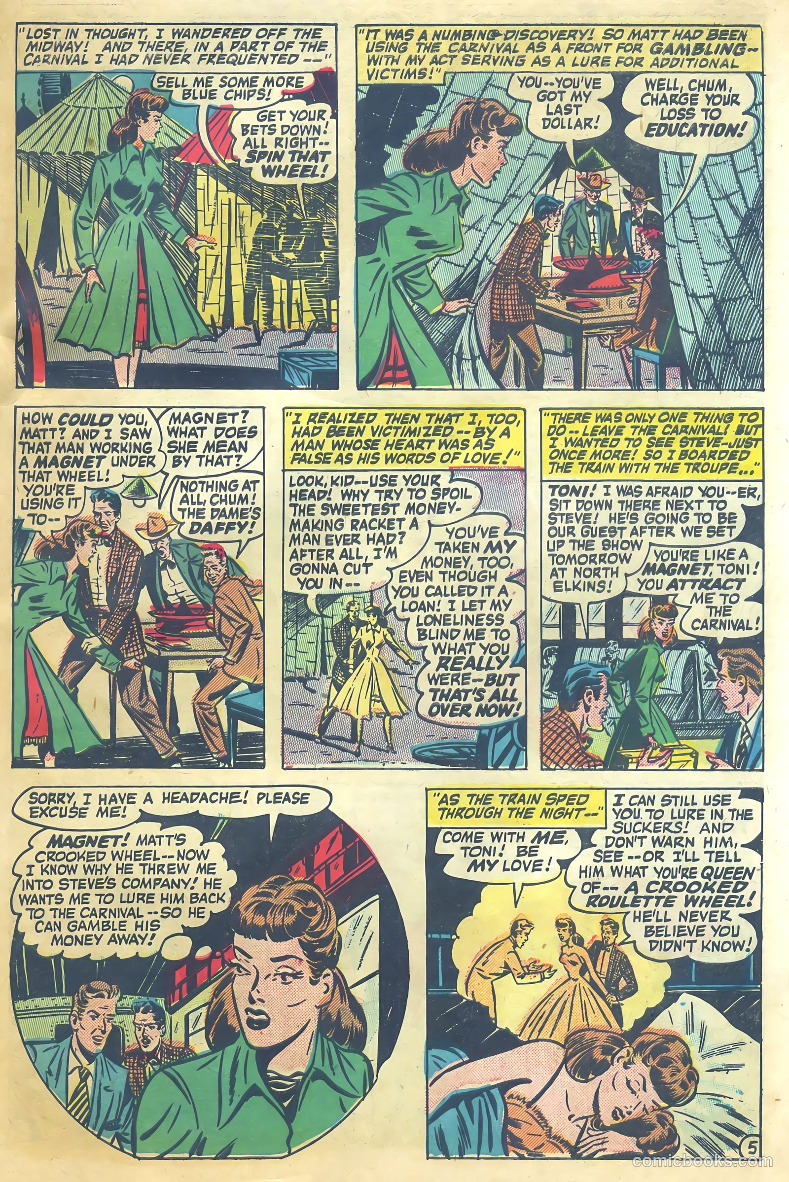 Romantic Adventures #22 (1952) — page 43 of 52