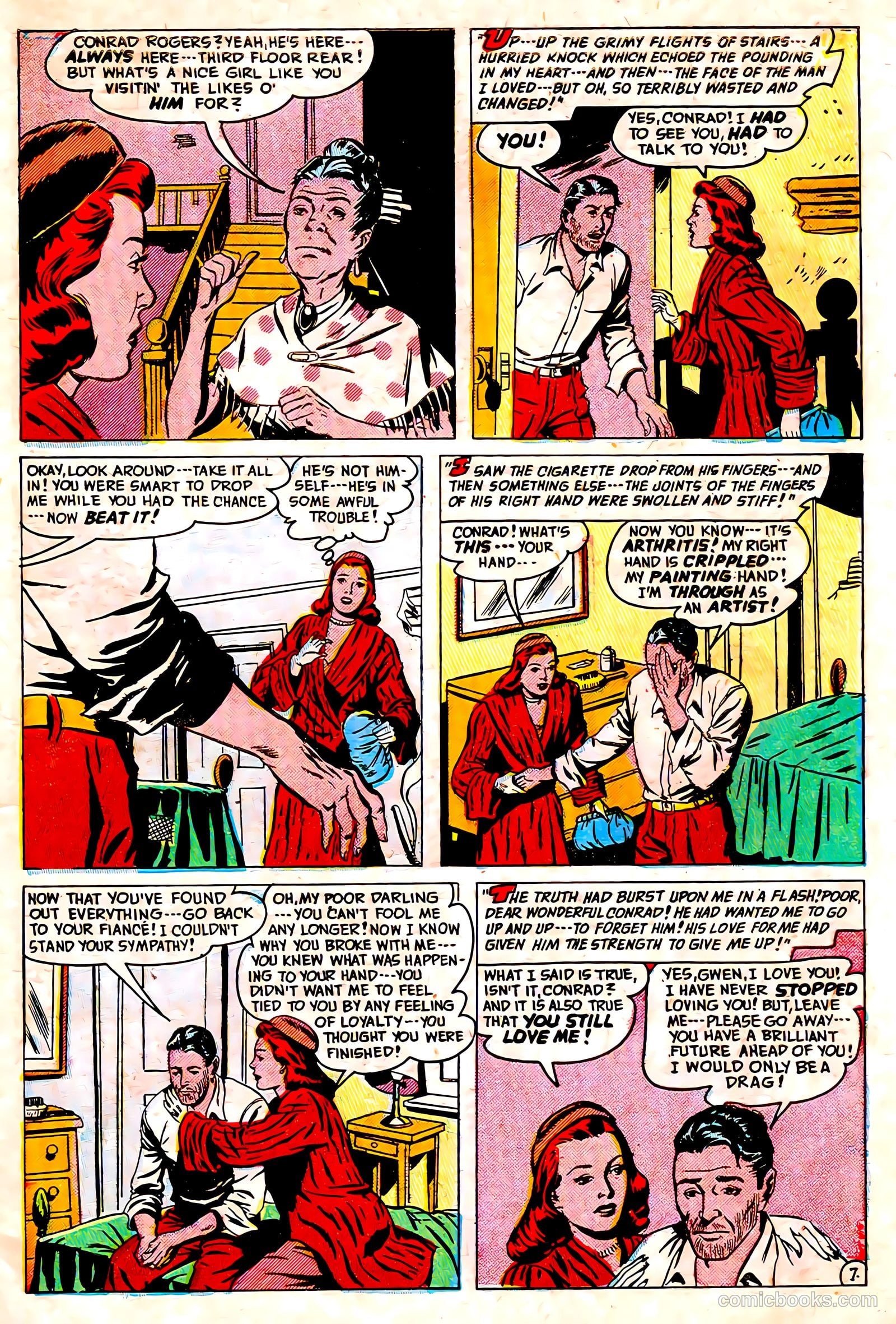 Romantic Adventures #23 (1952) — page 9 of 52