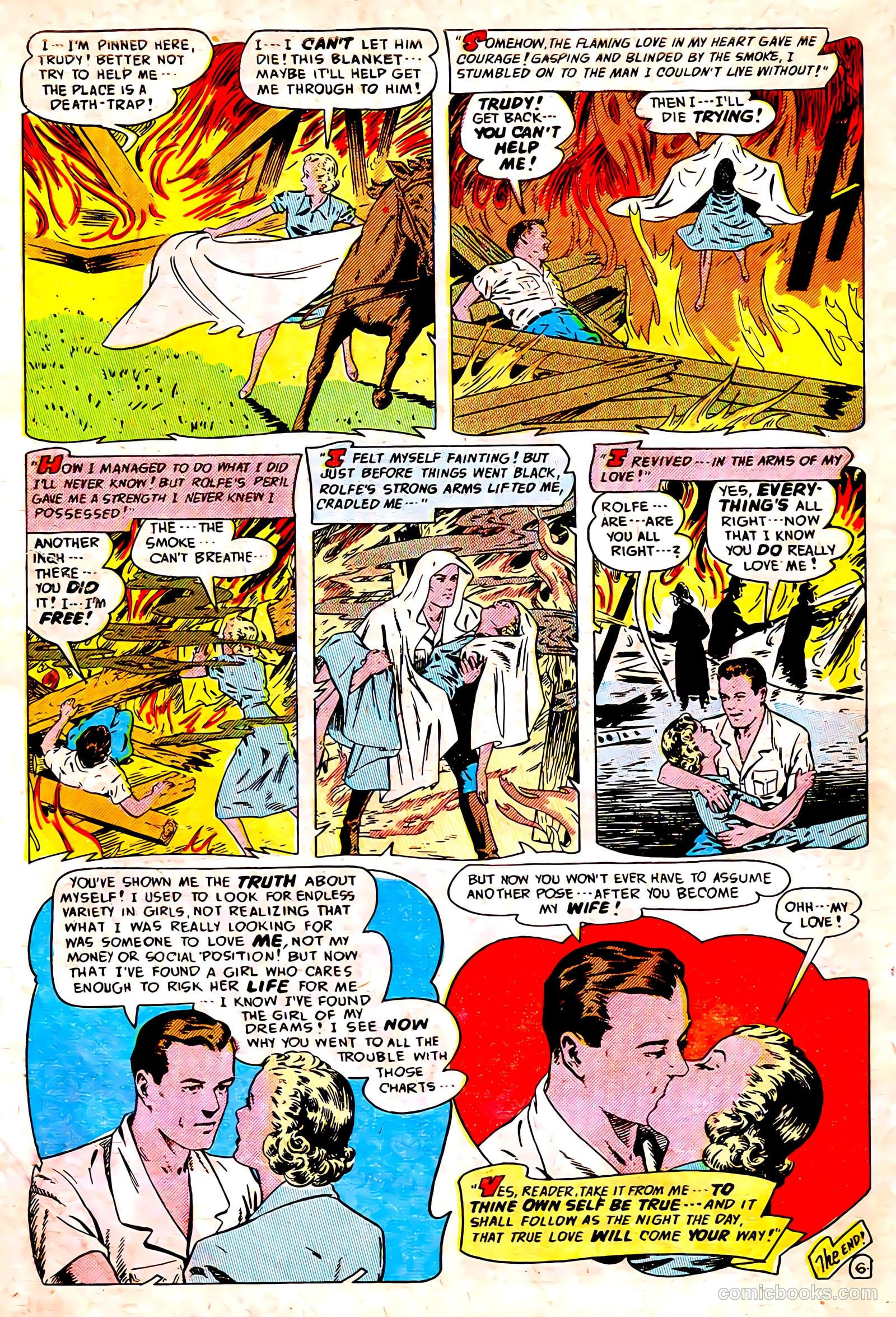 Romantic Adventures #23 (1952) — page 50 of 52