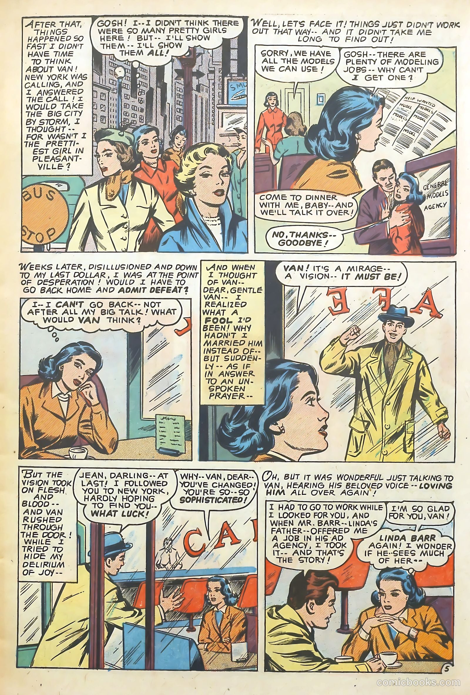 Romantic Adventures #24 (1952) — page 7 of 36