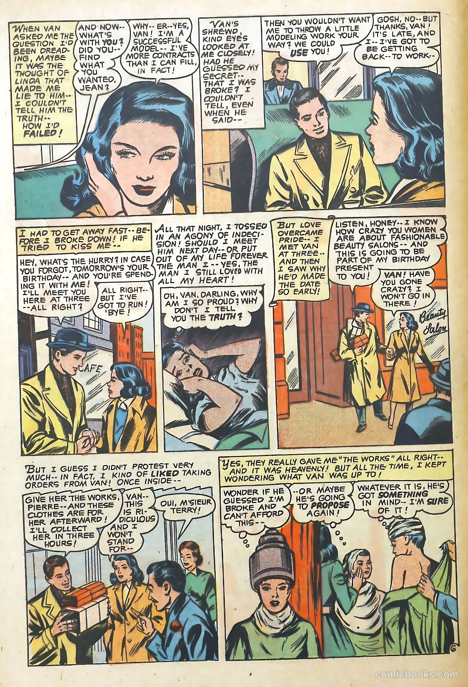 Romantic Adventures #24 (1952) — page 8 of 36