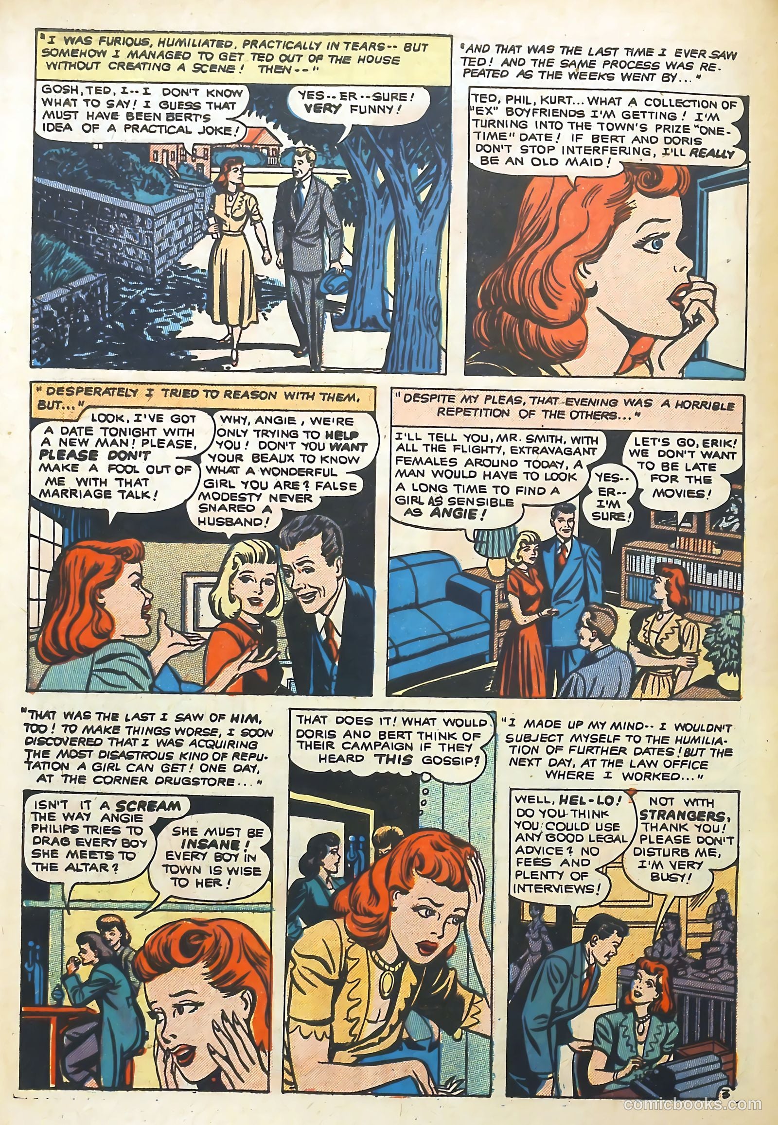 Romantic Adventures #24 (1952) — page 28 of 36