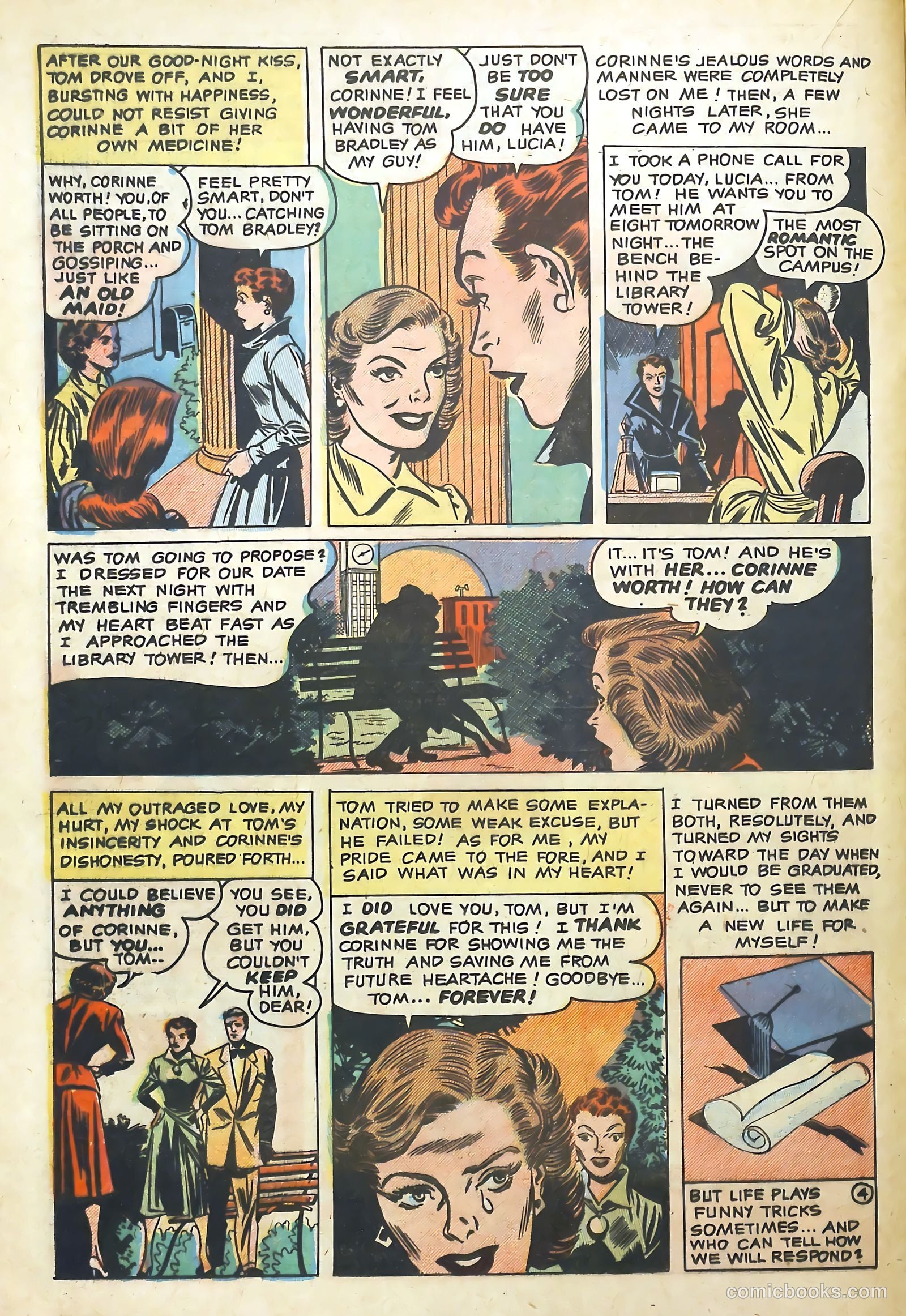 Romantic Adventures #25 (1952) — page 16 of 36
