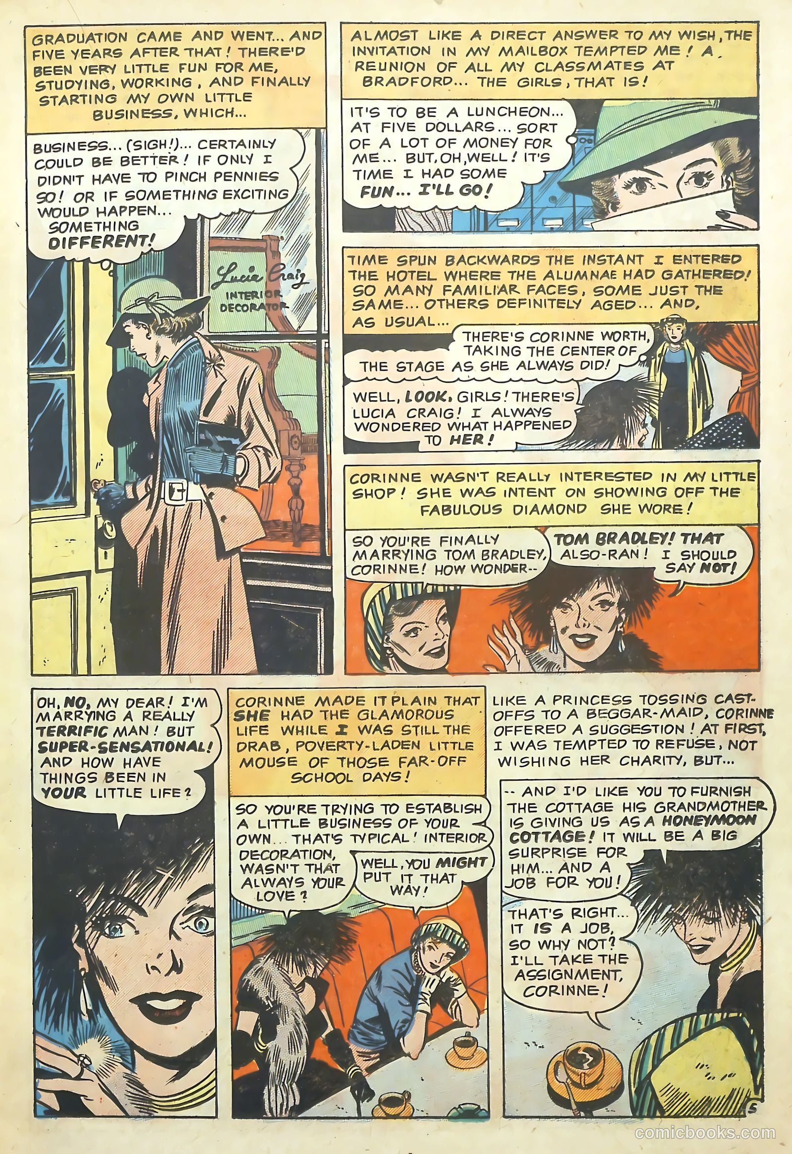 Romantic Adventures #25 (1952) — page 17 of 36