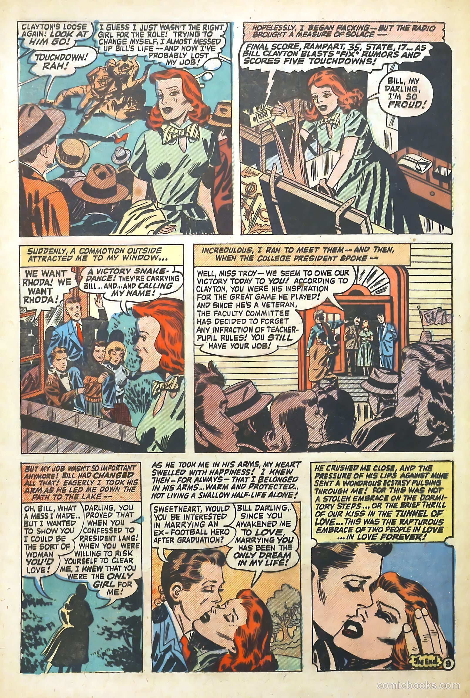 Romantic Adventures #25 (1952) — page 32 of 36